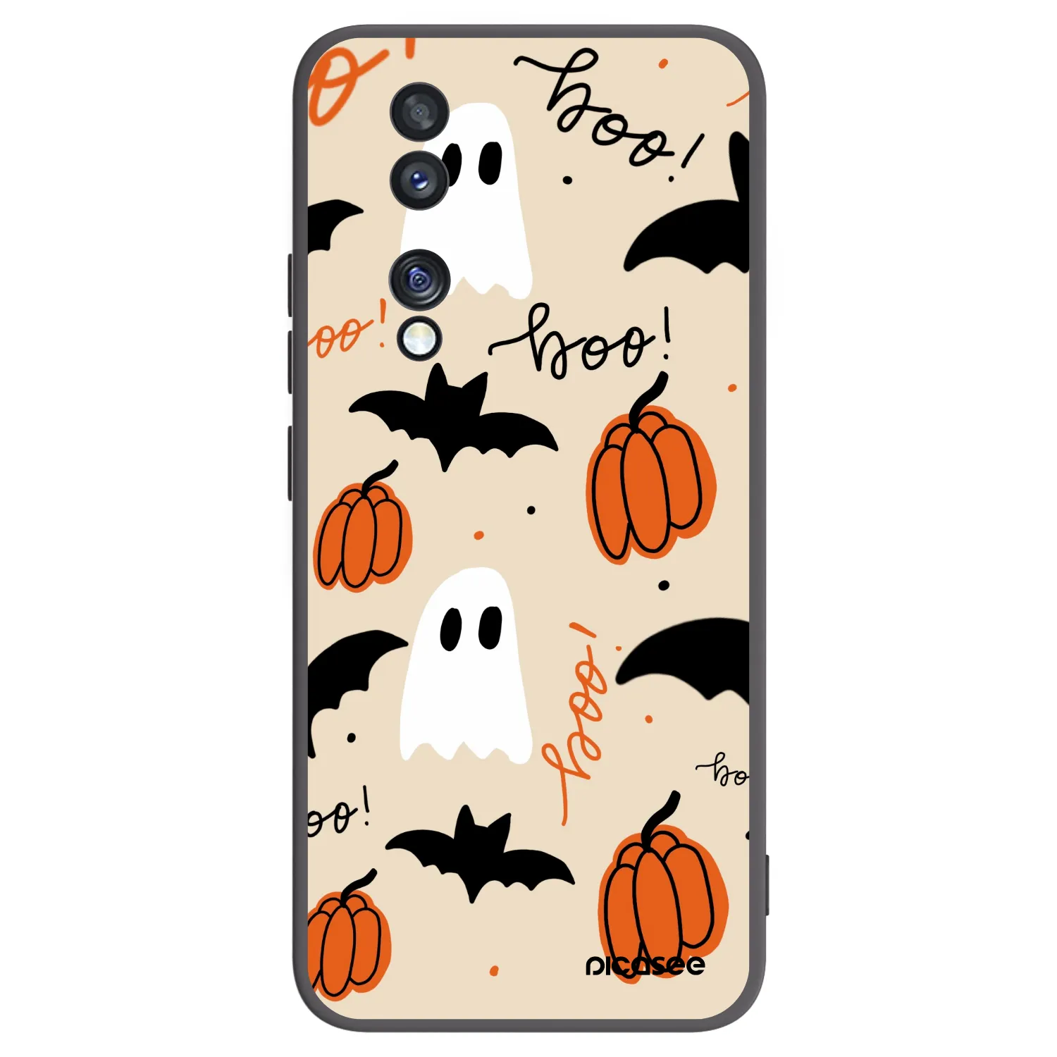 Picasee Μαύρη θήκη σιλικόνης για Honor 70 - Halloween 26