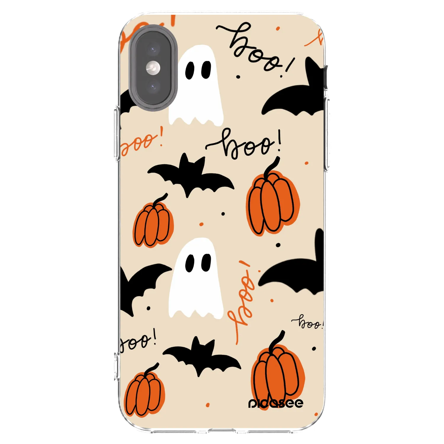Picasee διαφανής θήκη σιλικόνης Apple iPhone X/XS - Halloween 26