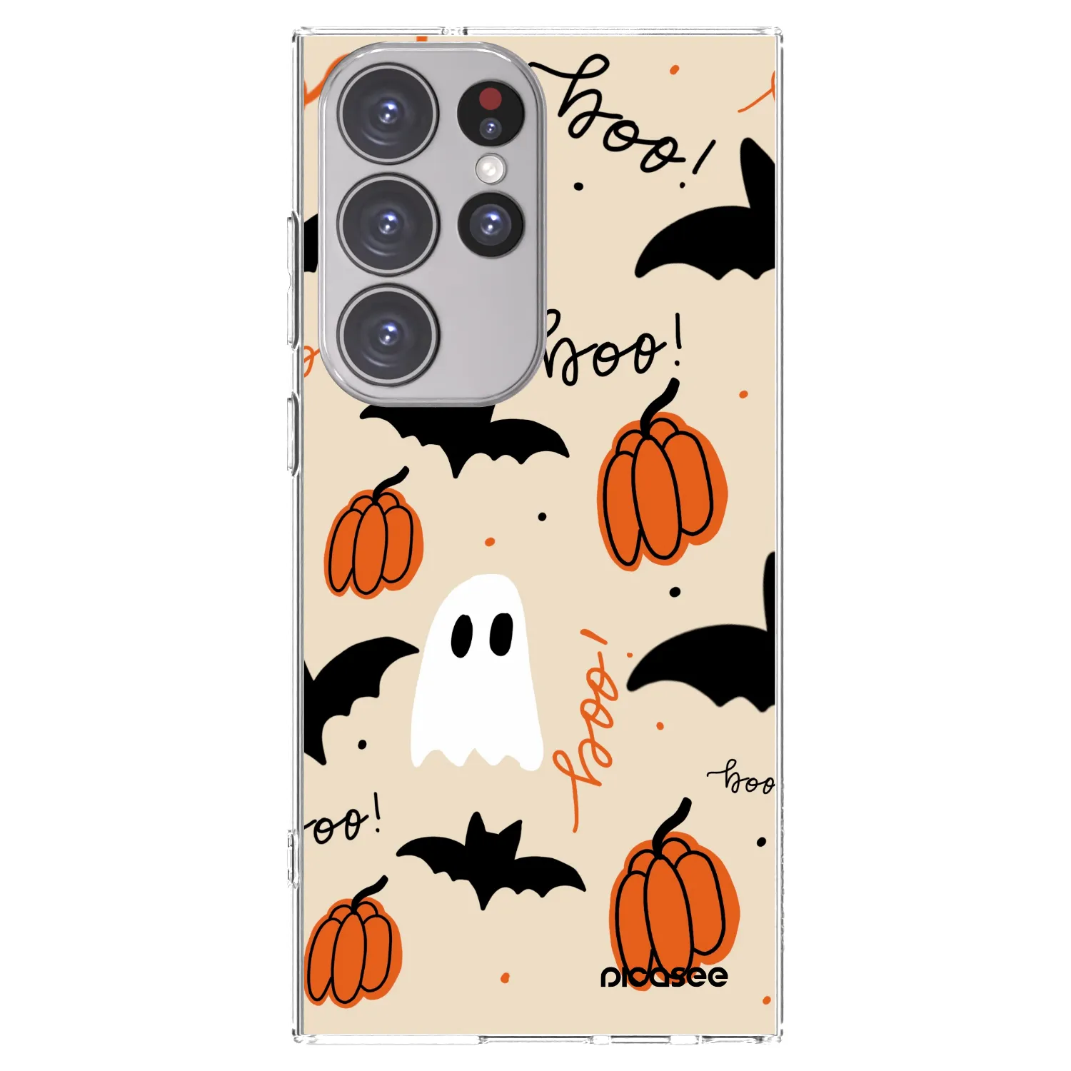 Picasee διαφανής θήκη σιλικόνης Samsung Galaxy S23 Ultra 5G - Halloween 26