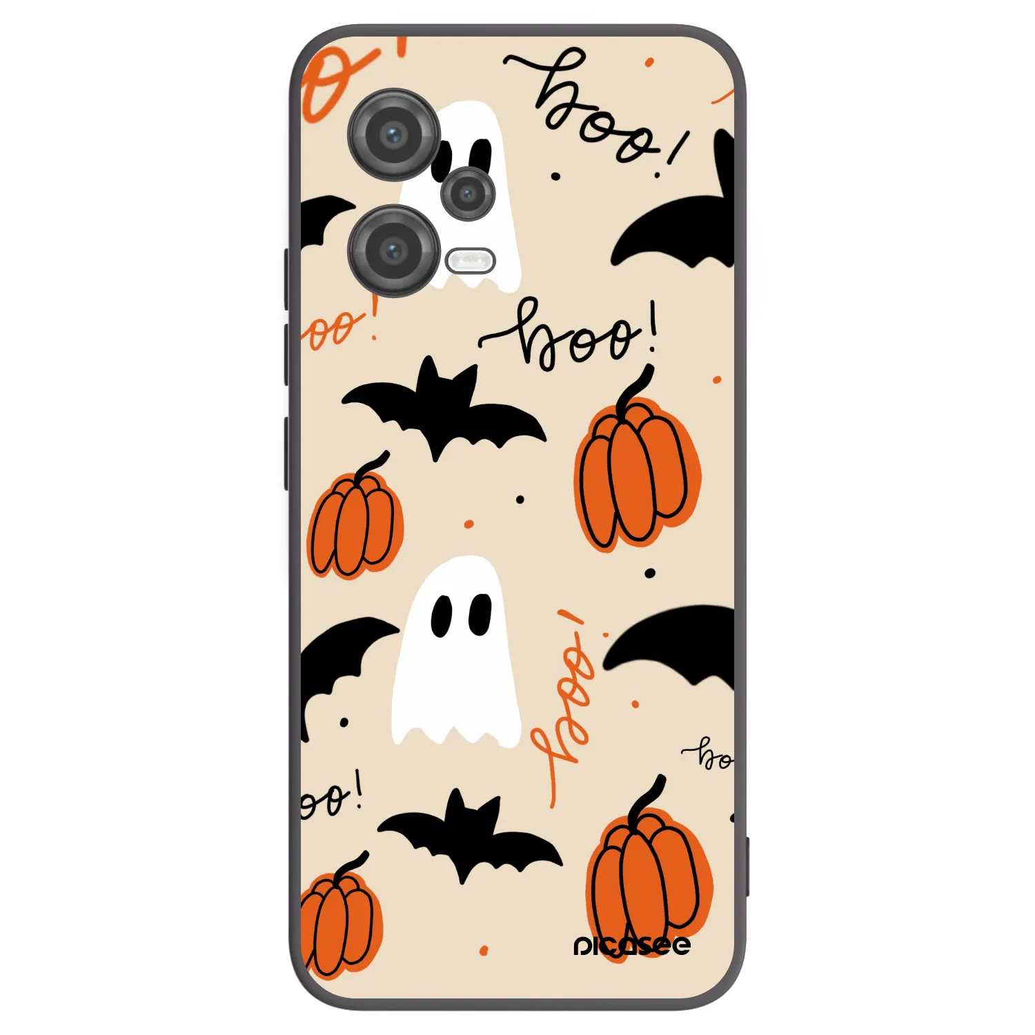 Picasee Μαύρη θήκη σιλικόνης για Xiaomi Poco X5 - Halloween 26