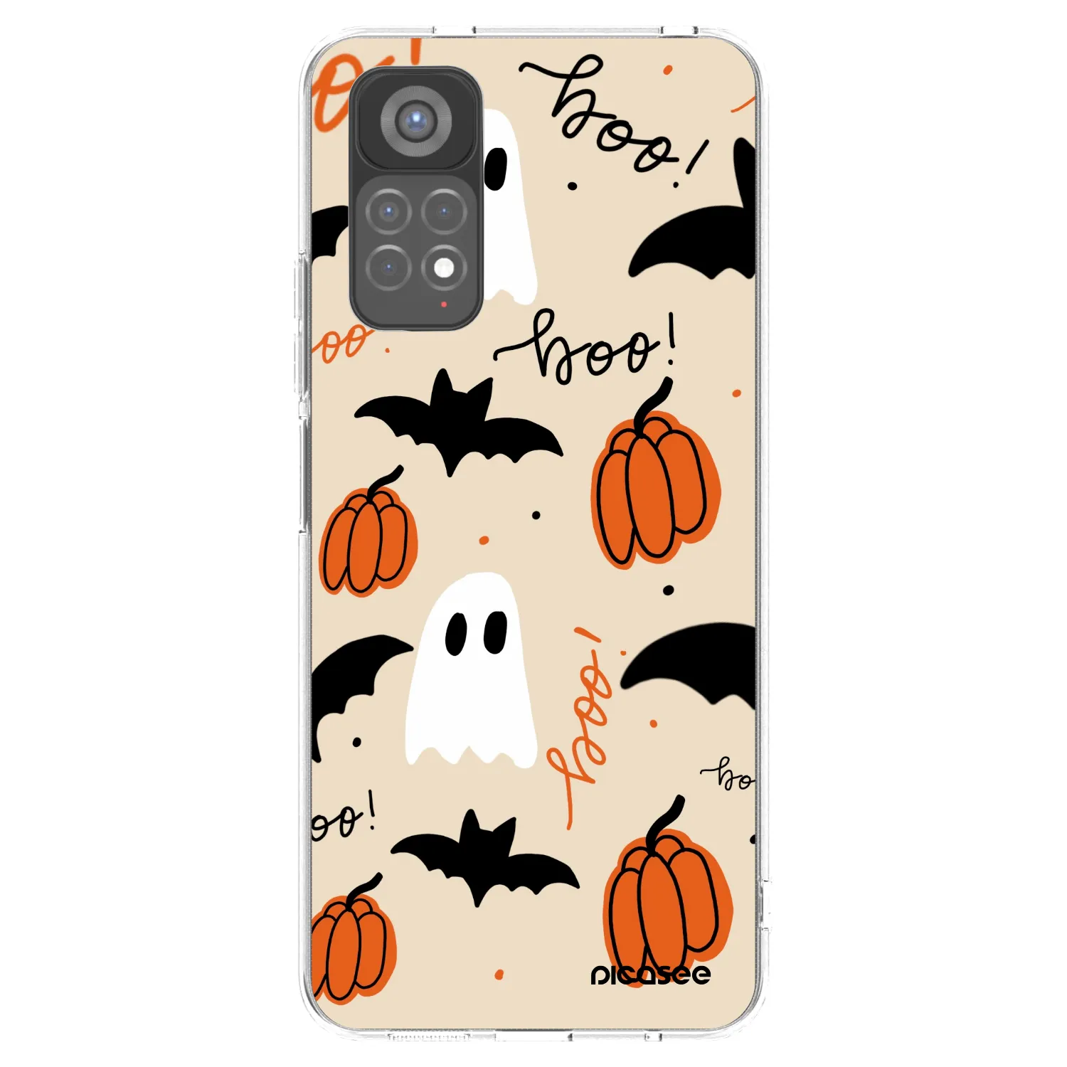 Picasee διαφανής θήκη σιλικόνης Xiaomi Redmi Note 11S 5G - Halloween 26