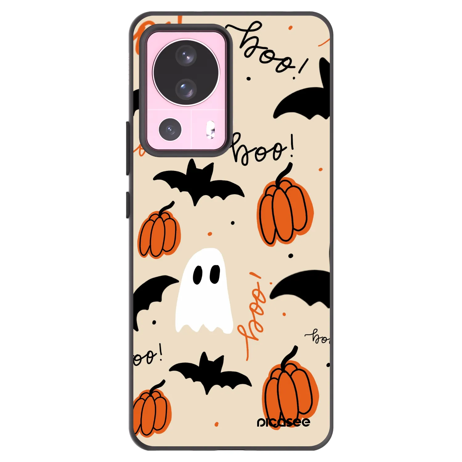 Picasee Μαύρη θήκη σιλικόνης για Xiaomi 13 Lite - Halloween 26