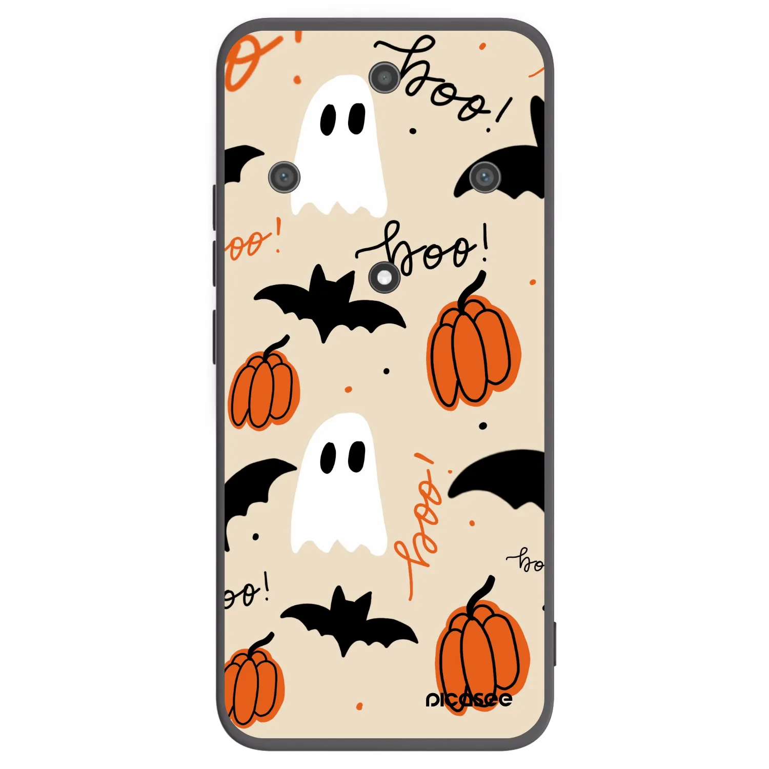 Picasee Μαύρη θήκη σιλικόνης για Honor Magic5 Lite 5G - Halloween 26