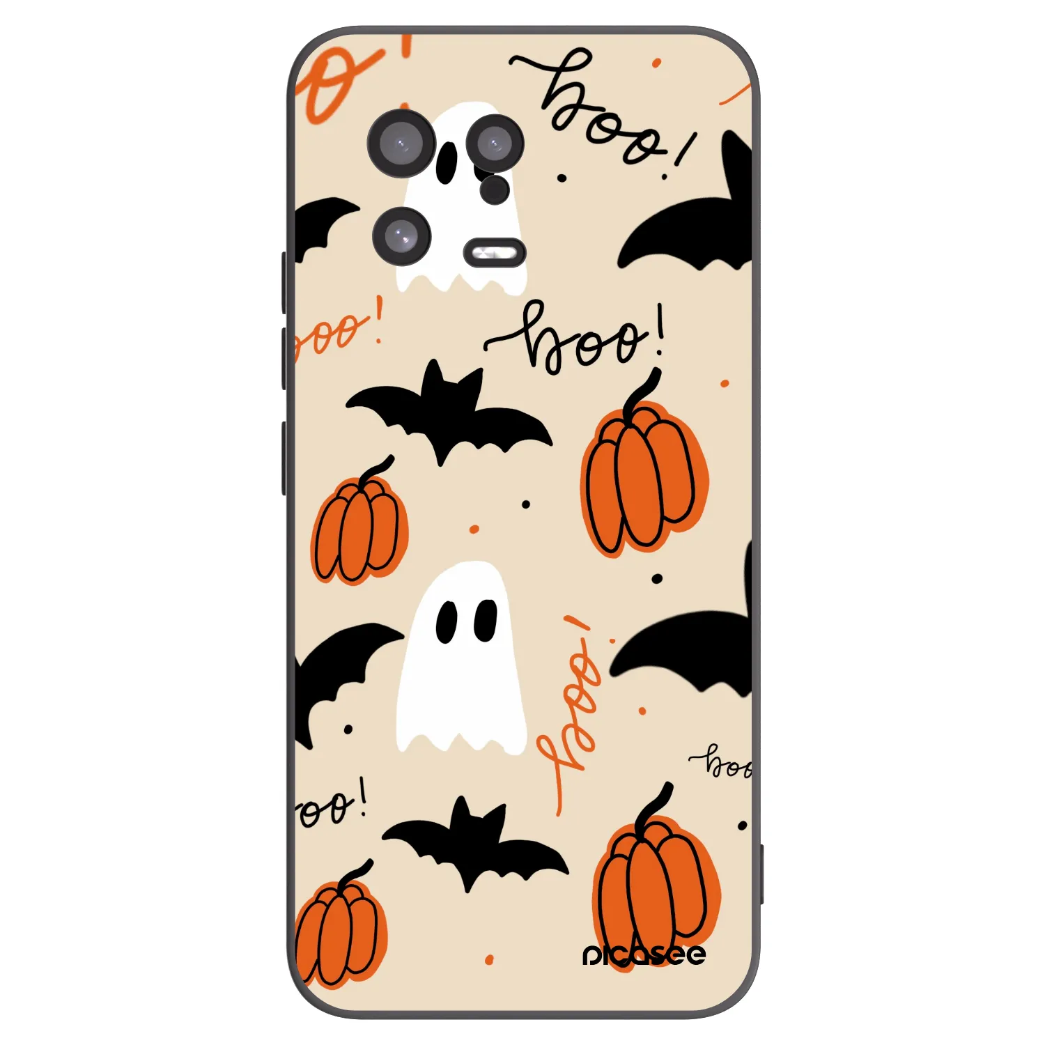 Picasee Μαύρη θήκη σιλικόνης για Xiaomi 13 - Halloween 26