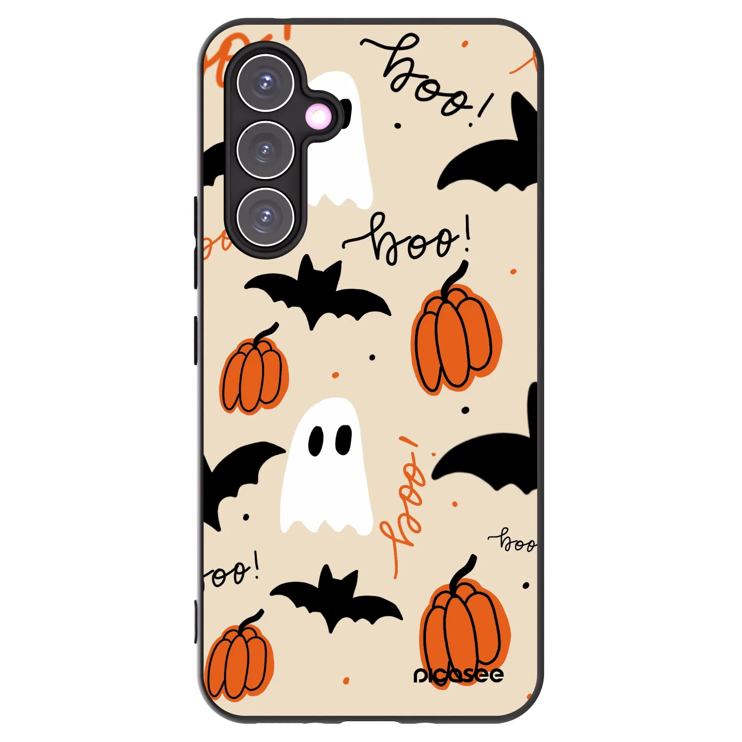 Picasee Μαύρη θήκη σιλικόνης για Samsung Galaxy A54 5G A546B - Halloween 26