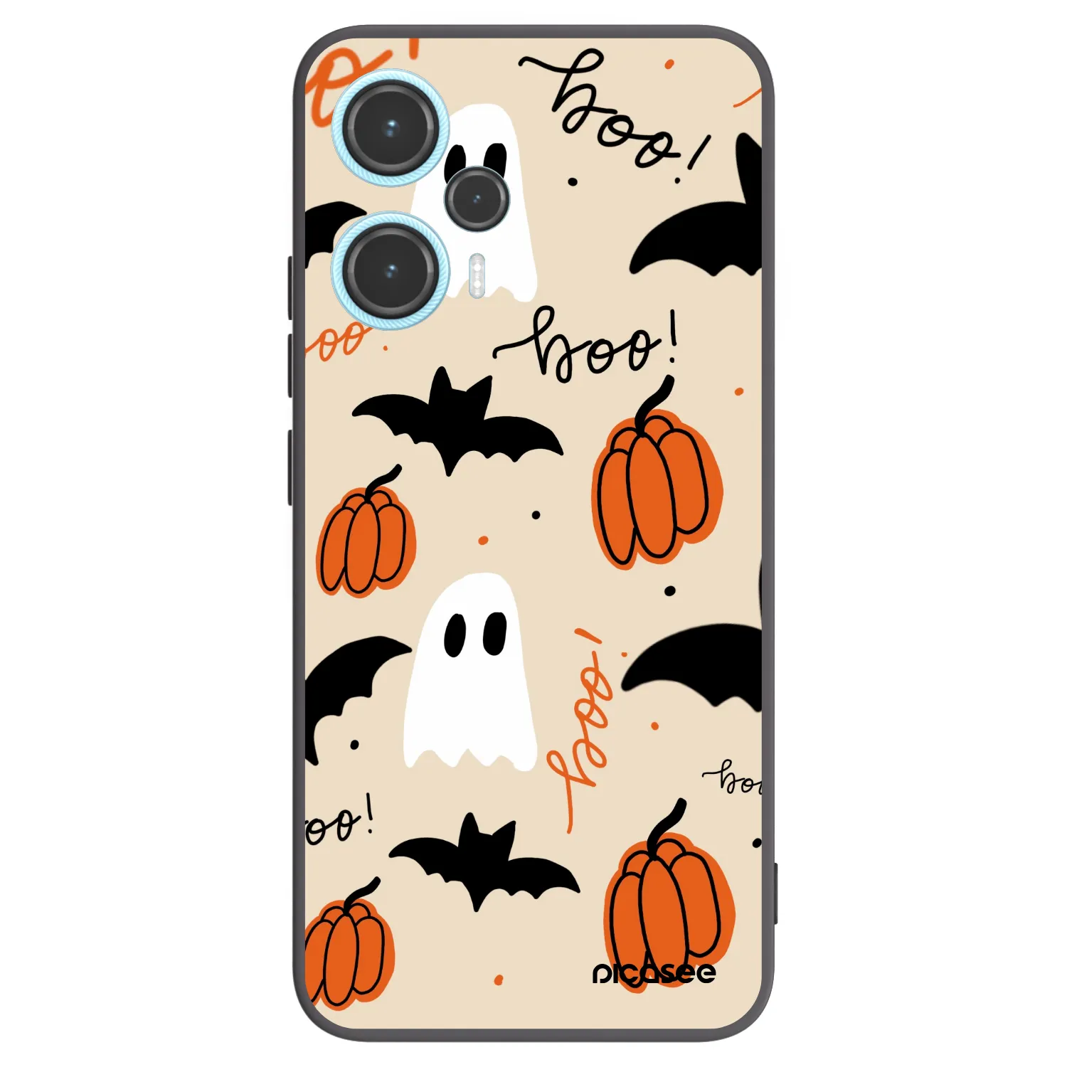 Picasee Μαύρη θήκη σιλικόνης για Xiaomi Poco F5 - Halloween 26