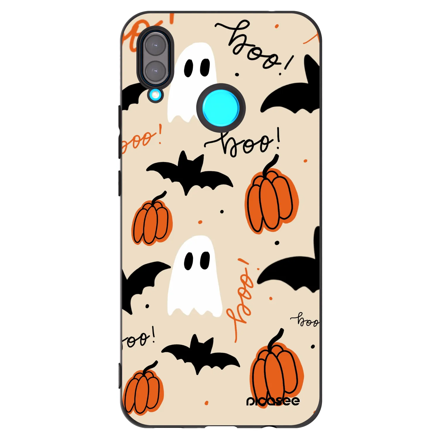 Picasee Μαύρη θήκη σιλικόνης για Huawei Nova 3i - Halloween 26