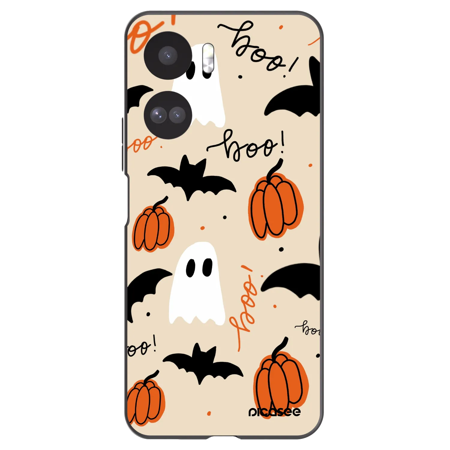 Picasee Μαύρη θήκη σιλικόνης για Honor 90 Lite 5G - Halloween 26