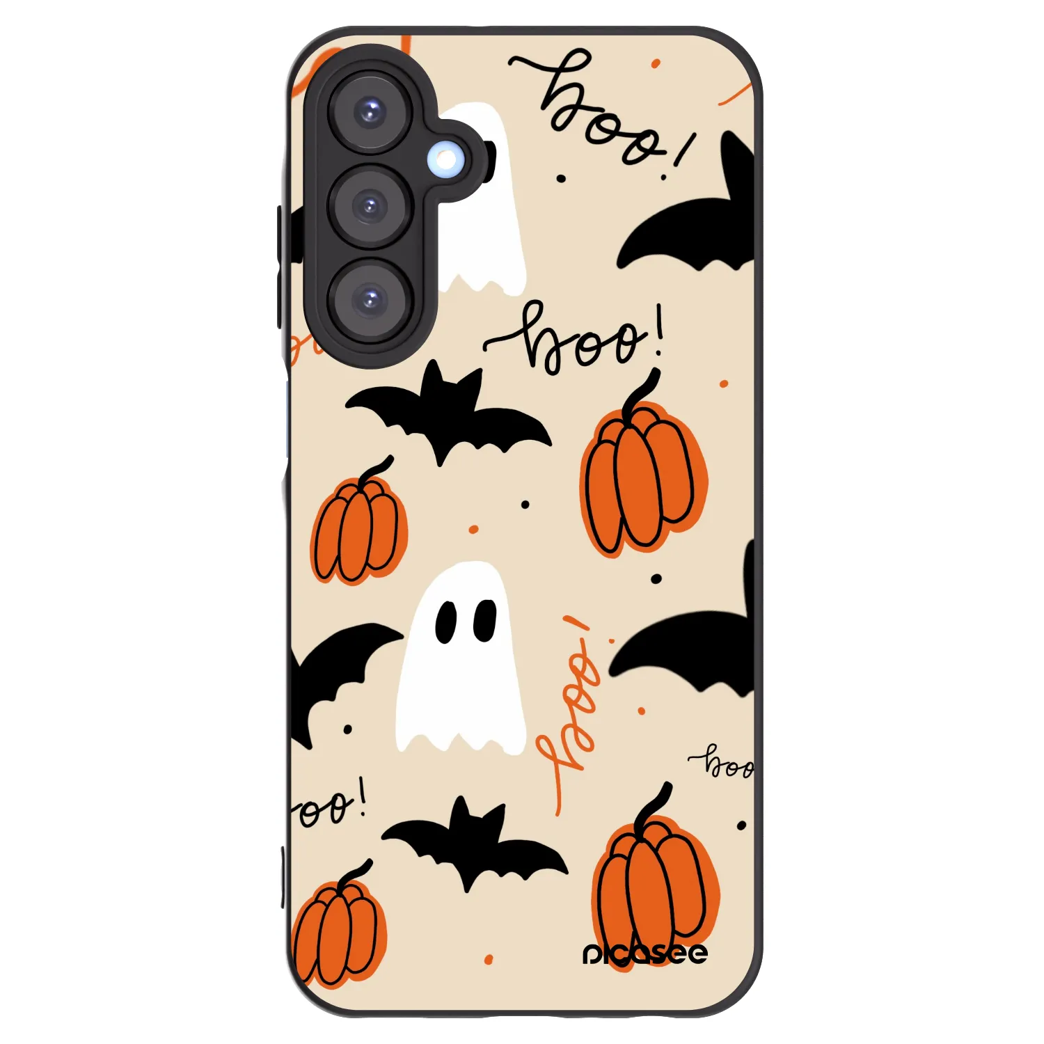 Picasee Μαύρη θήκη σιλικόνης για Samsung Galaxy A25 A256B 5G - Halloween 26