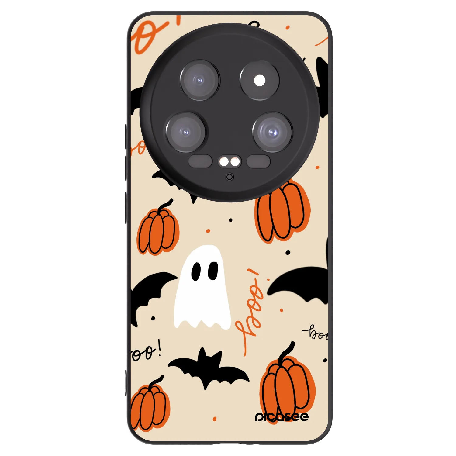 Picasee Μαύρη θήκη σιλικόνης για Xiaomi 14 Ultra - Halloween 26
