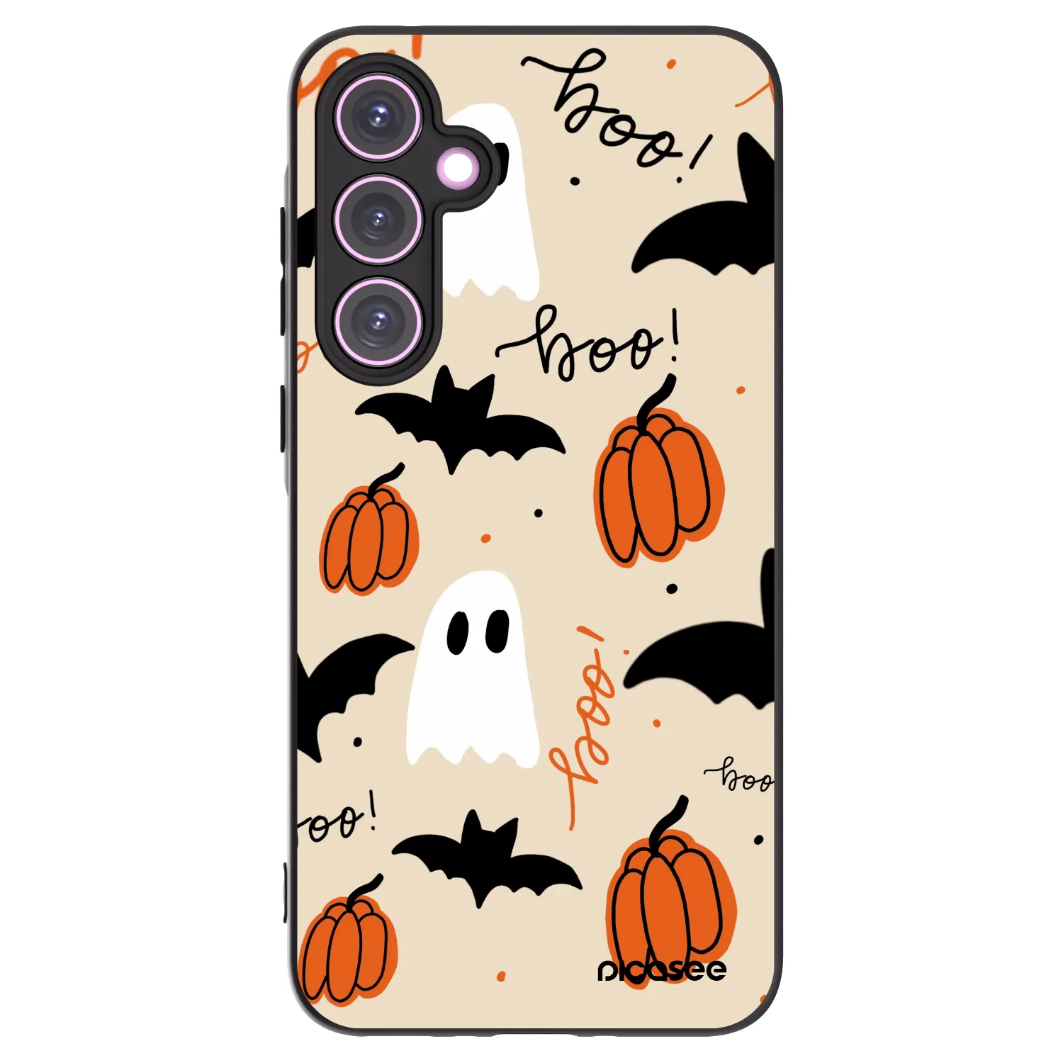 Picasee Μαύρη θήκη σιλικόνης για Samsung Galaxy A35 5G A356B - Halloween 26