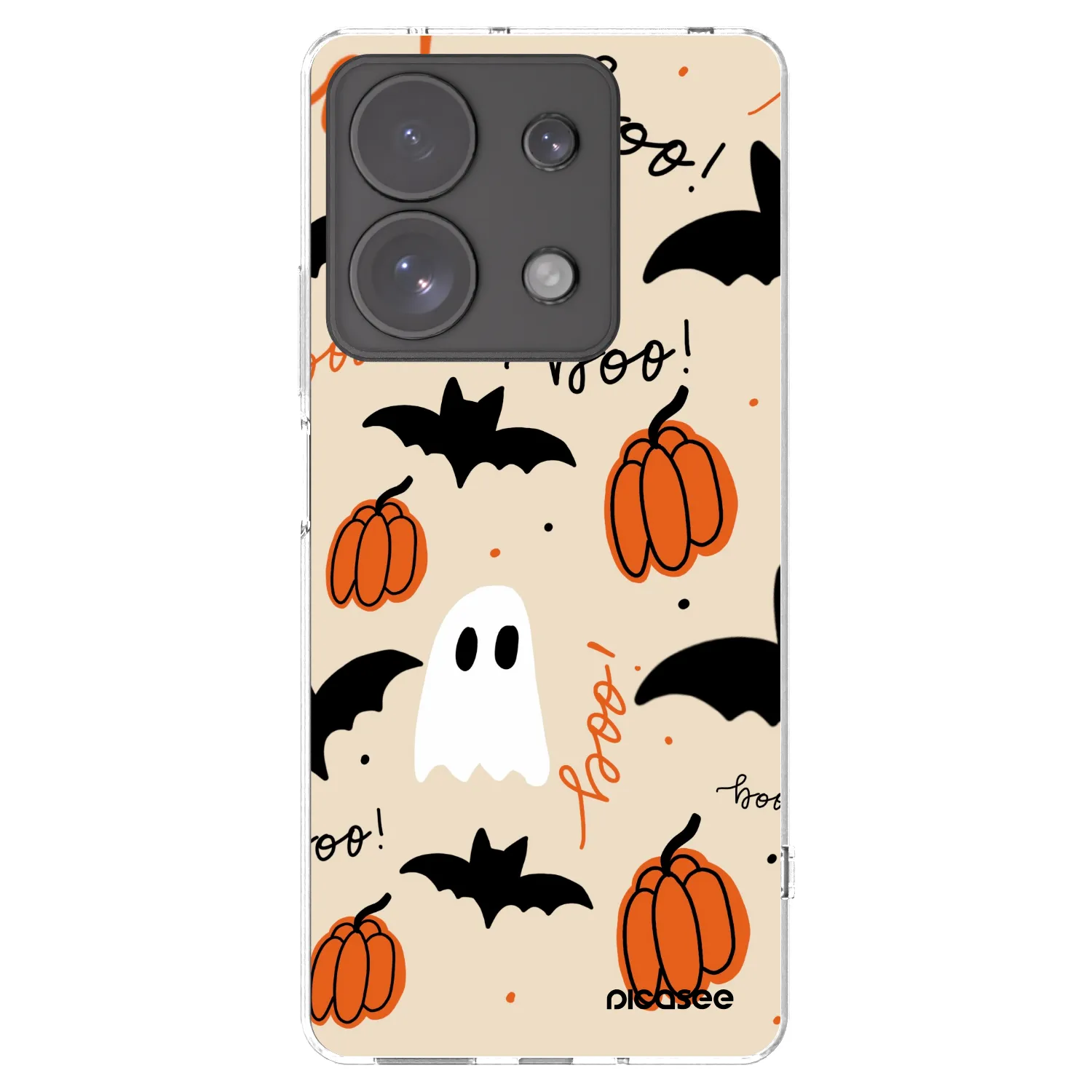 Picasee διαφανής θήκη σιλικόνης Xiaomi Redmi Note 13 Pro 4G - Halloween 26