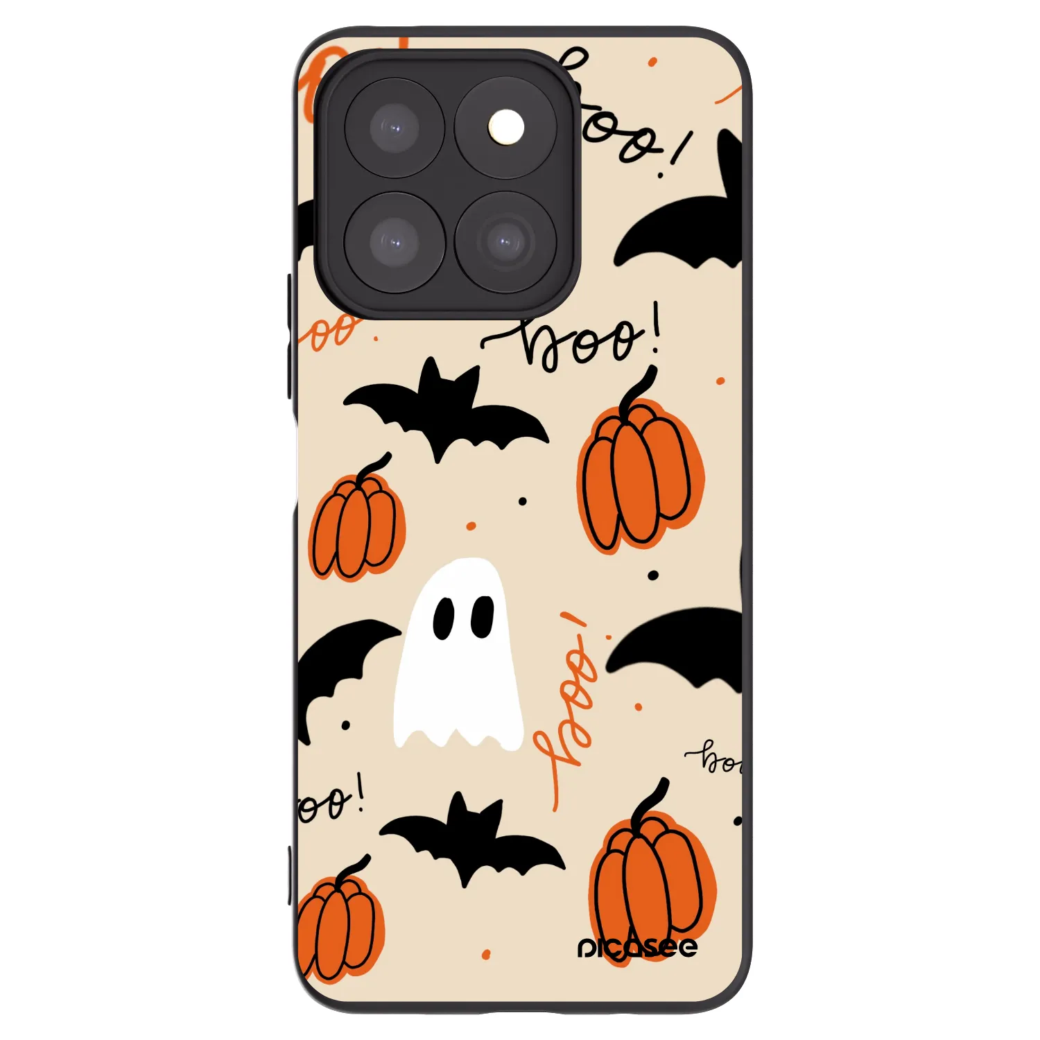 Picasee Μαύρη θήκη σιλικόνης για Honor X8b - Halloween 26
