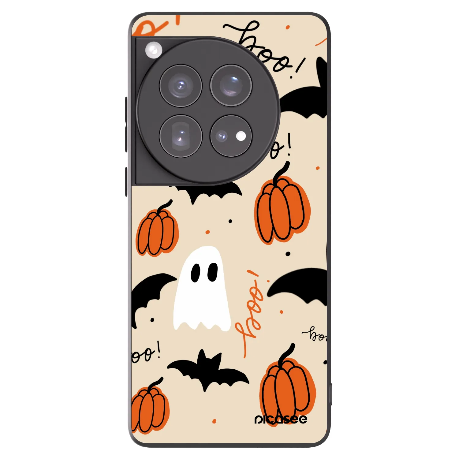 Picasee Μαύρη θήκη σιλικόνης για OnePlus 12 5G - Halloween 26