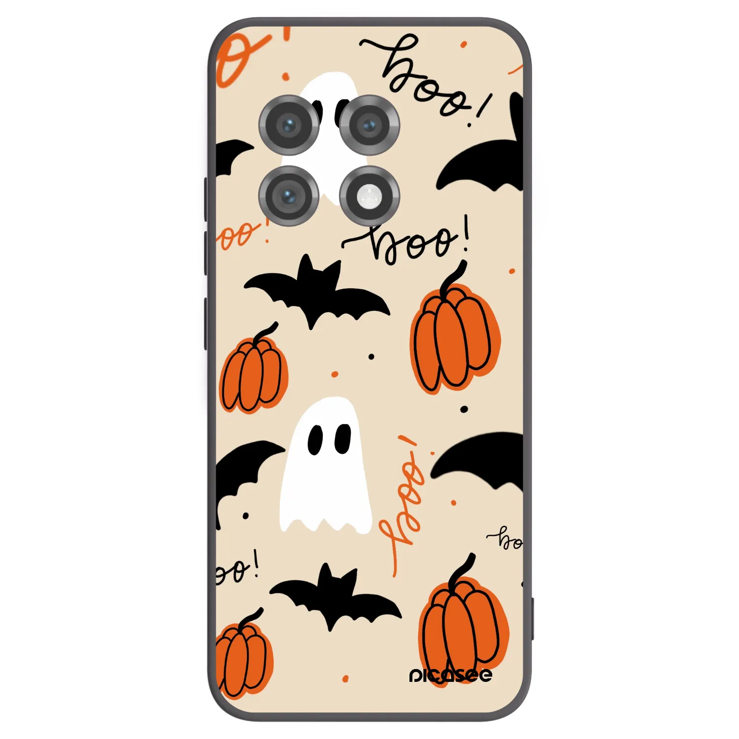 Picasee Μαύρη θήκη σιλικόνης για OnePlus 11 5G - Halloween 26