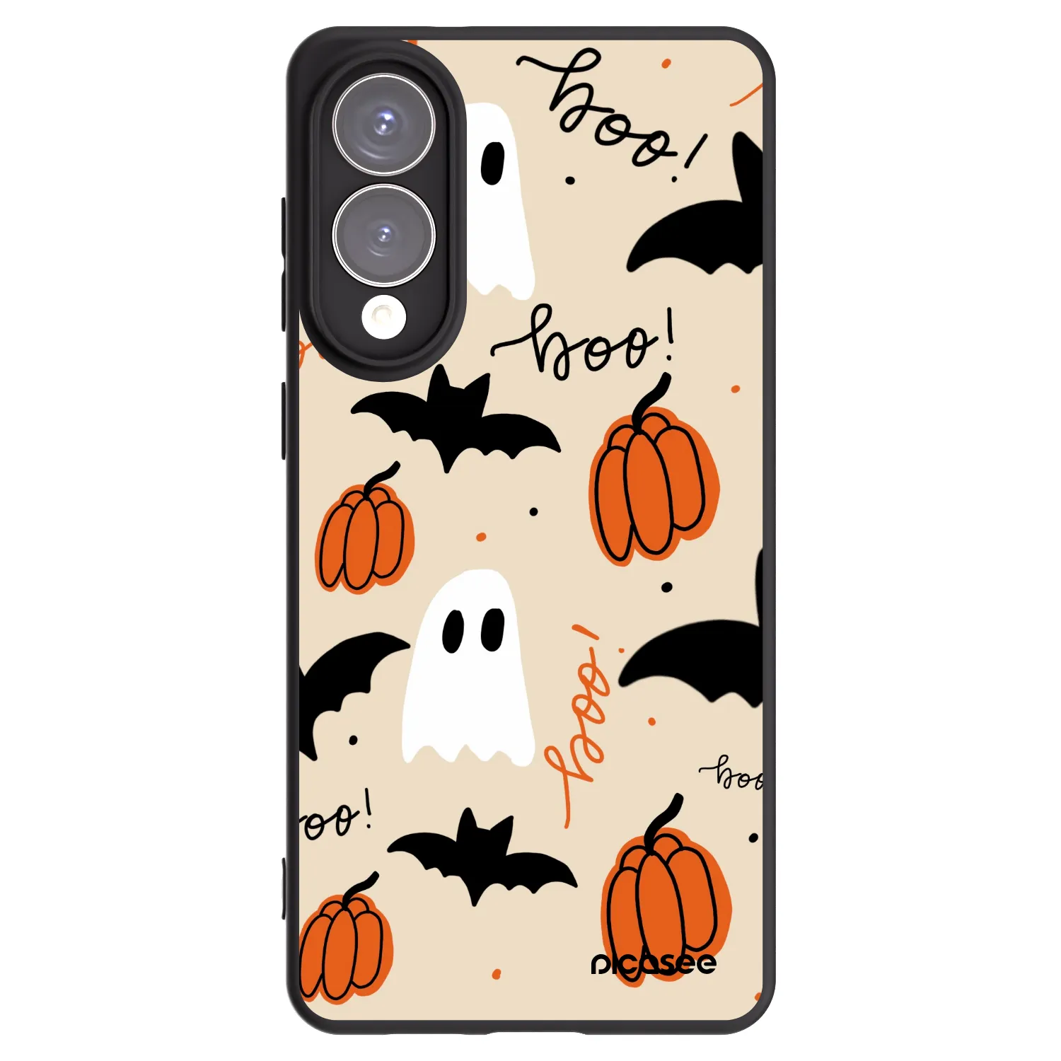 Picasee Μαύρη θήκη σιλικόνης για Samsung Galaxy S25 Edge 5G - Halloween 26