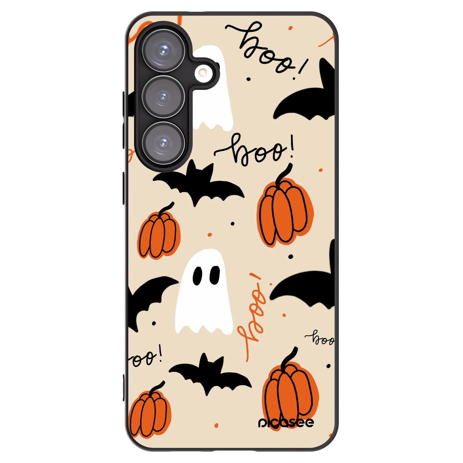 Picasee Μαύρη θήκη σιλικόνης για Samsung Galaxy S25+ 5G - Halloween 26