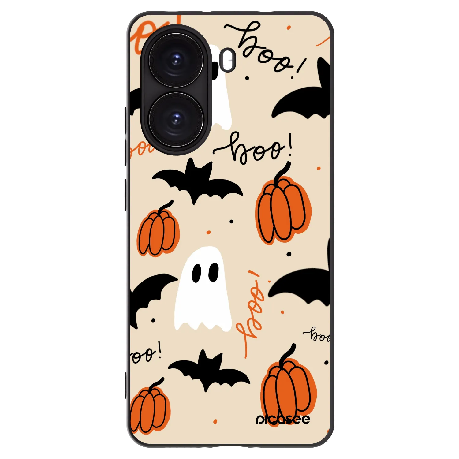 Picasee Μαύρη θήκη σιλικόνης για Xiaomi Poco X7 Pro 5G - Halloween 26