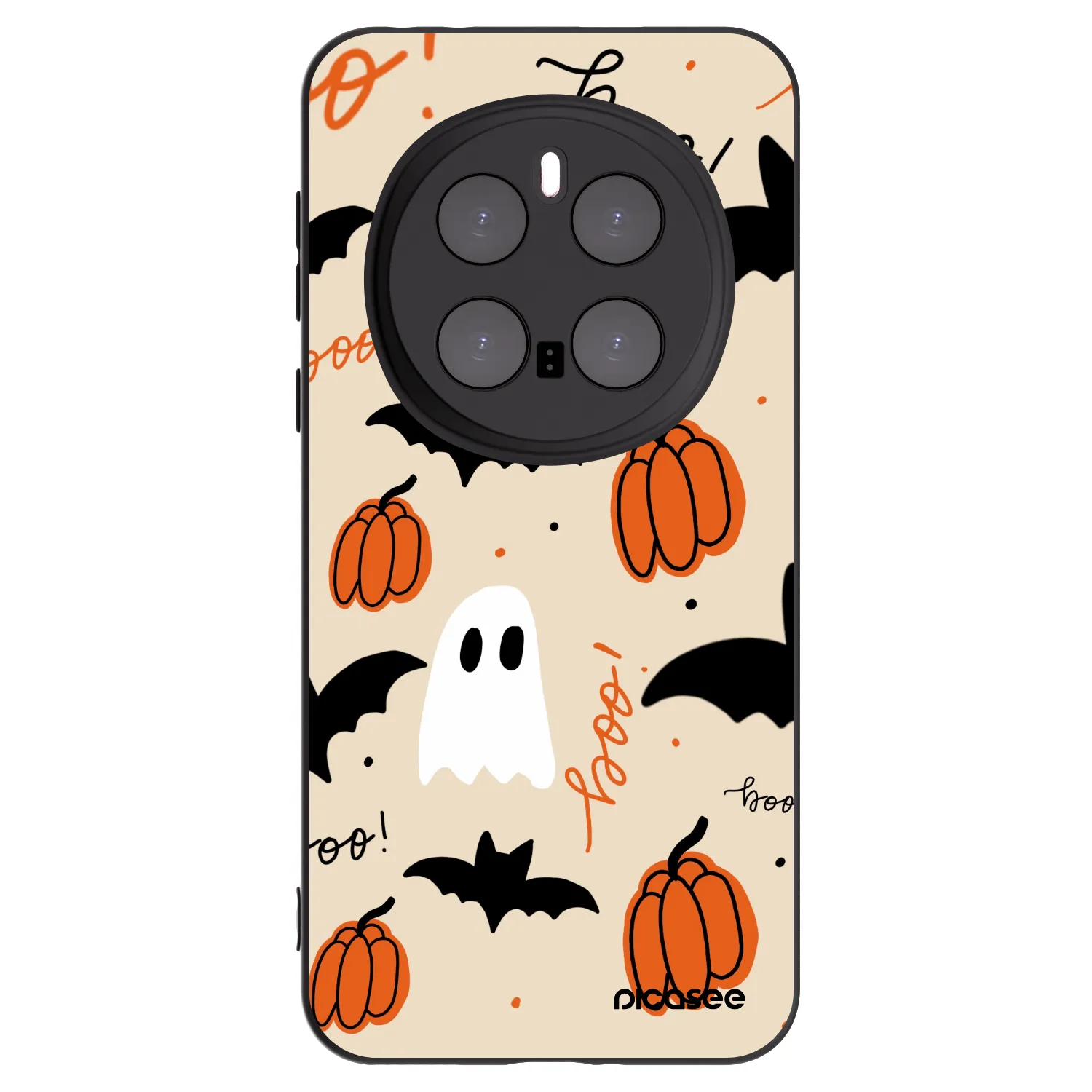 Picasee Μαύρη θήκη σιλικόνης για Honor Magic7 Pro 5G - Halloween 26