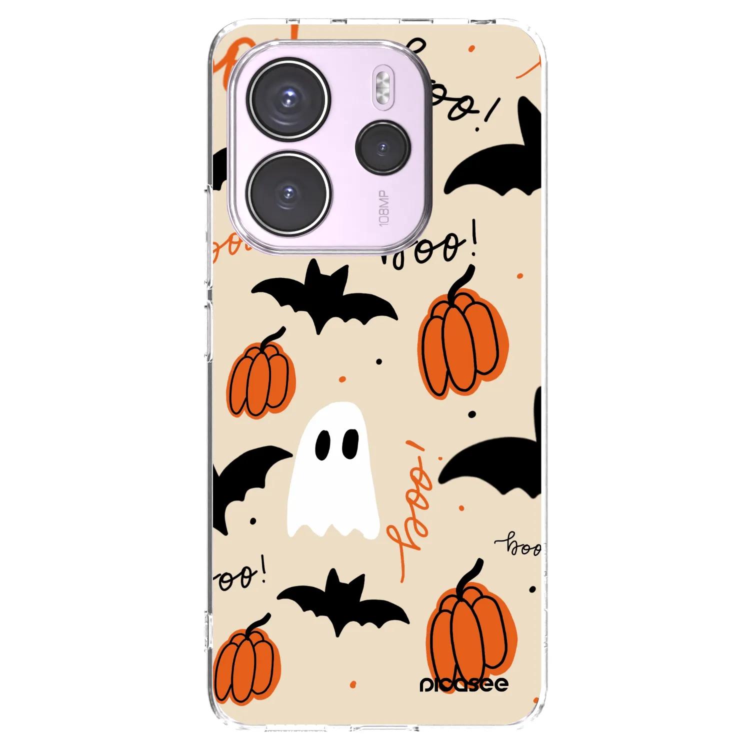 Picasee διαφανής θήκη σιλικόνης Xiaomi Redmi Note 14 4G - Halloween 26