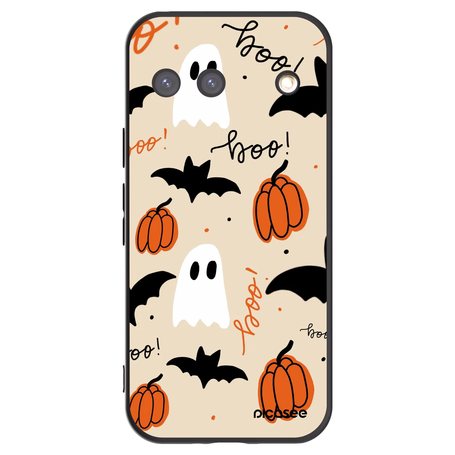 Picasee Μαύρη θήκη σιλικόνης για Google Pixel 9 - Halloween 26