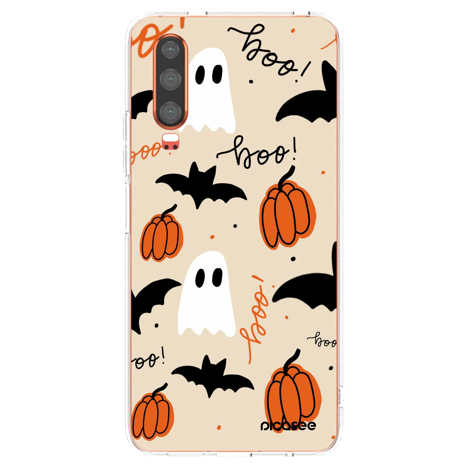 Picasee διαφανής θήκη σιλικόνης Huawei P30 - Halloween 26
