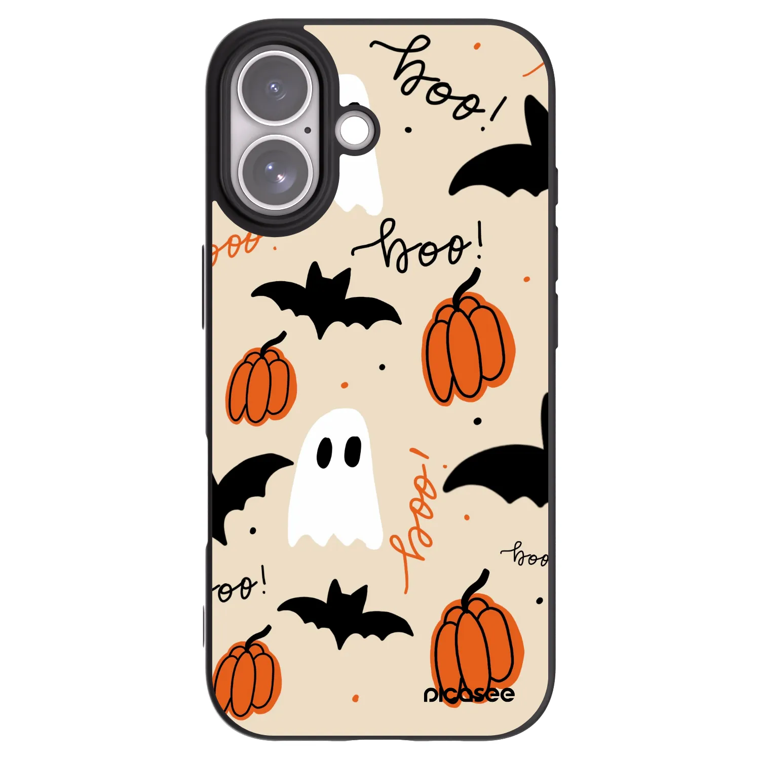Picasee Μαύρη θήκη σιλικόνης για Apple iPhone 17 - Halloween 26