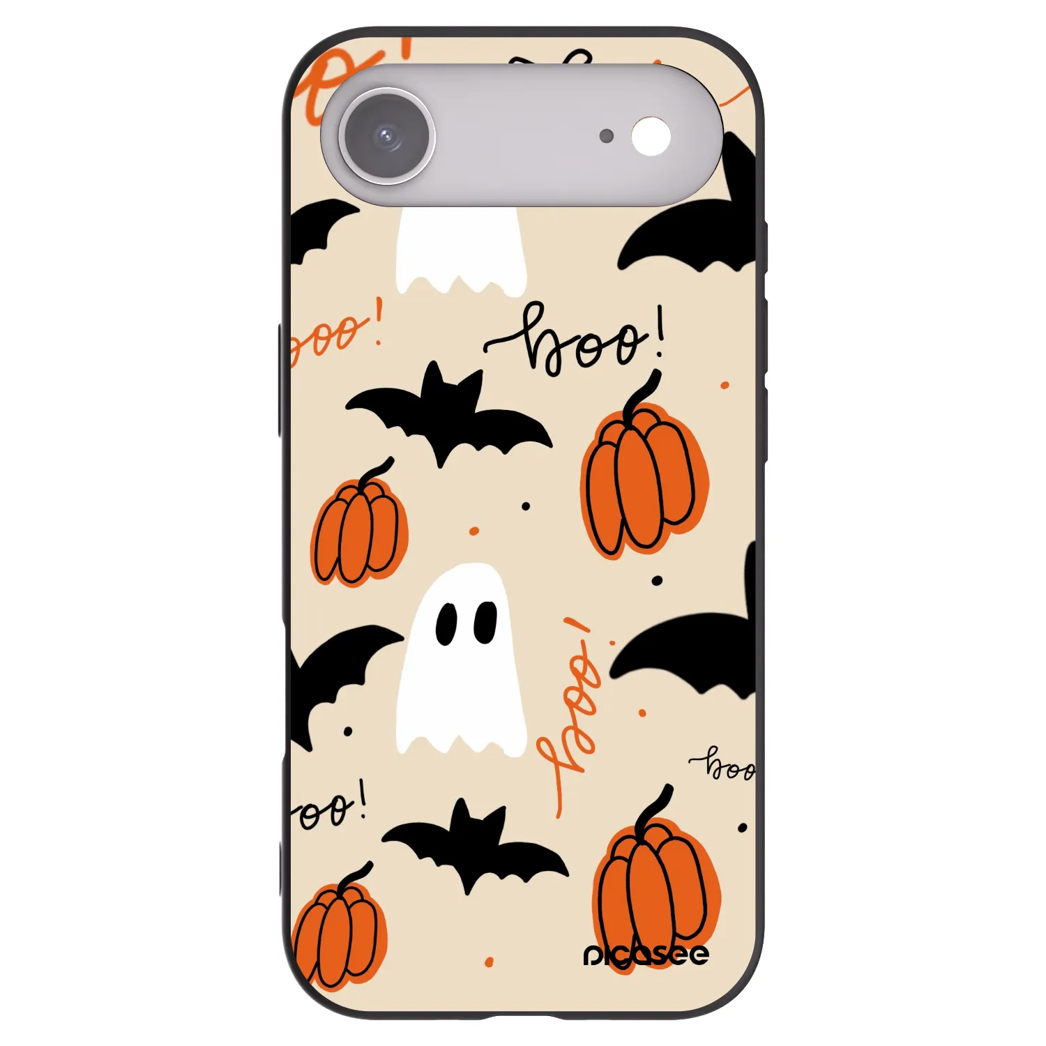 Picasee Μαύρη θήκη σιλικόνης για Apple iPhone Air - Halloween 26