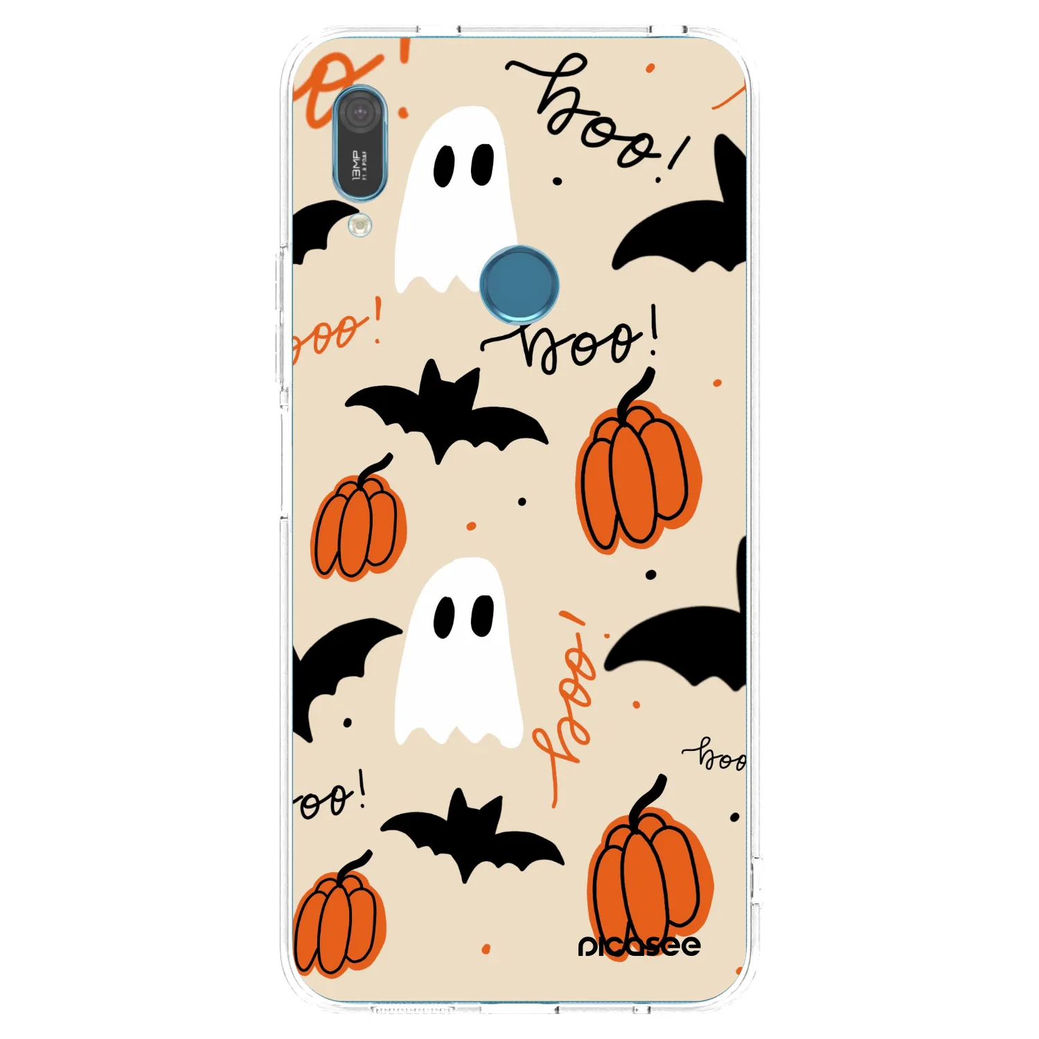 Picasee διαφανής θήκη σιλικόνης Huawei Y6 2019 - Halloween 26