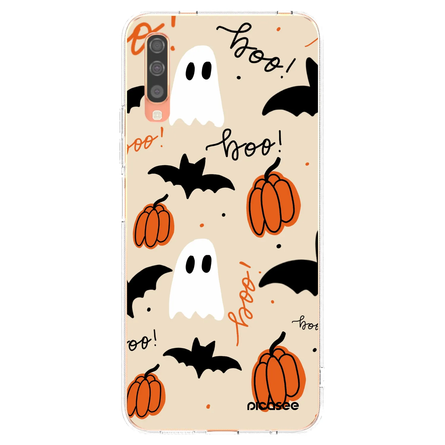 Picasee διαφανής θήκη σιλικόνης Samsung Galaxy A70 A705F - Halloween 26