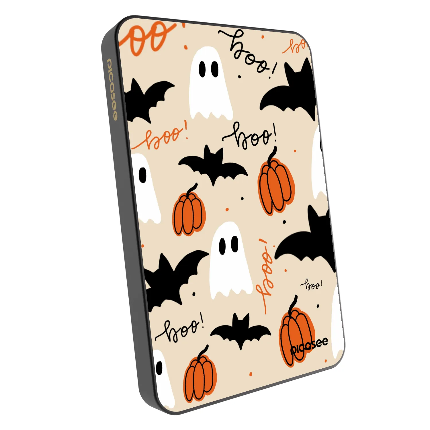Picasee Powerbank με MagSafe 5 000 mAh Γκρί - Halloween 26