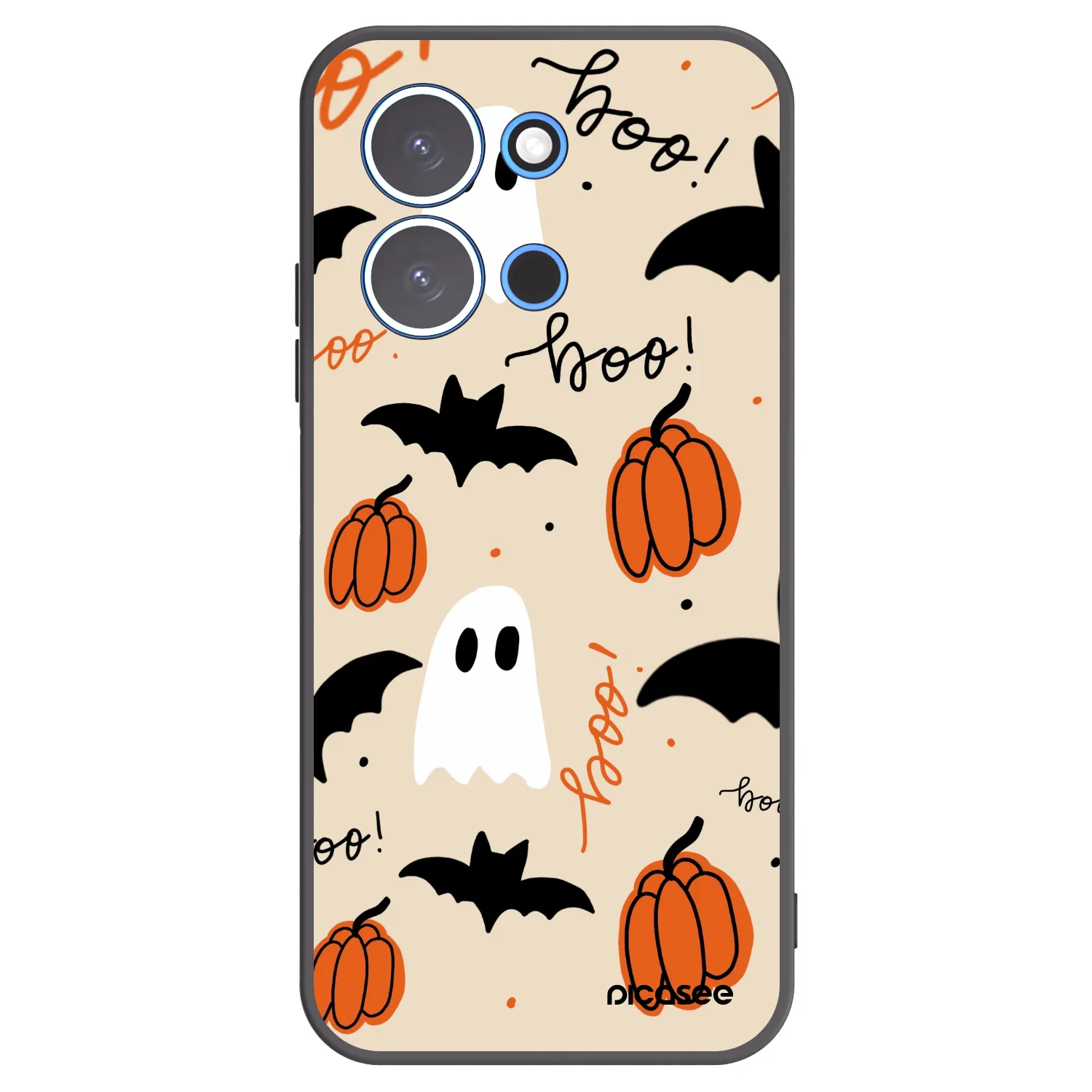 Picasee Μαύρη θήκη σιλικόνης για Xiaomi Redmi 15C 4G - Halloween 26
