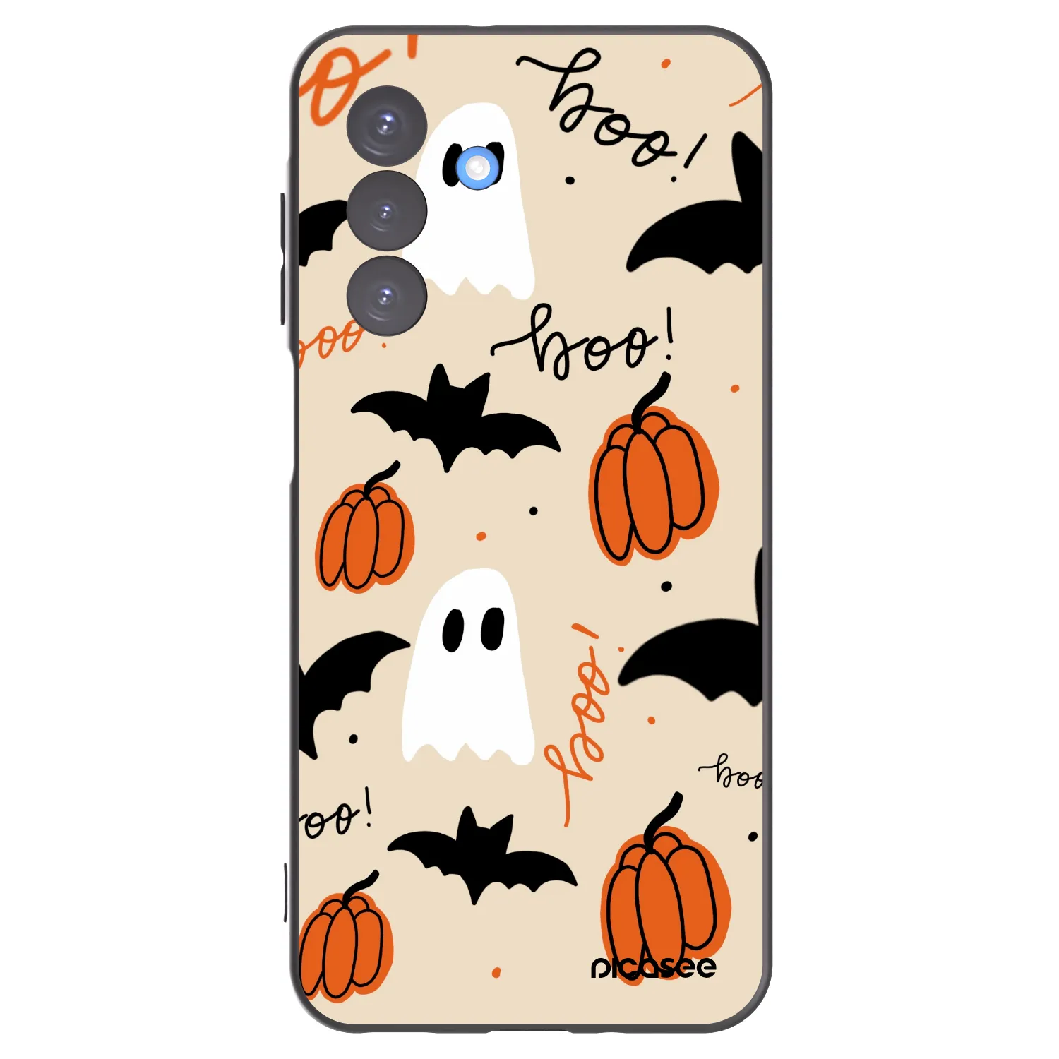 Picasee Μαύρη θήκη σιλικόνης για Samsung Galaxy A17 5G - Halloween 26