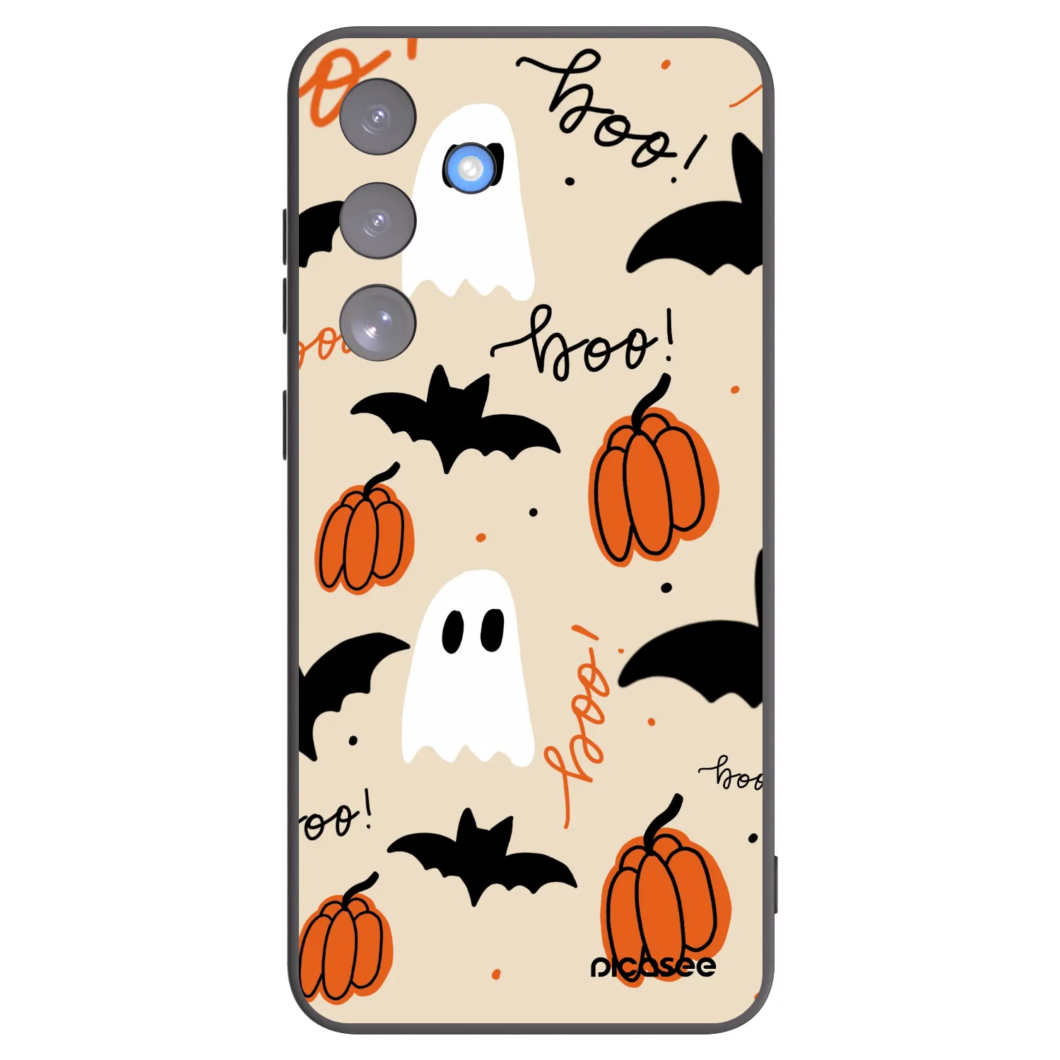 Picasee Μαύρη θήκη σιλικόνης για Samsung Galaxy S25 FE 5G - Halloween 26