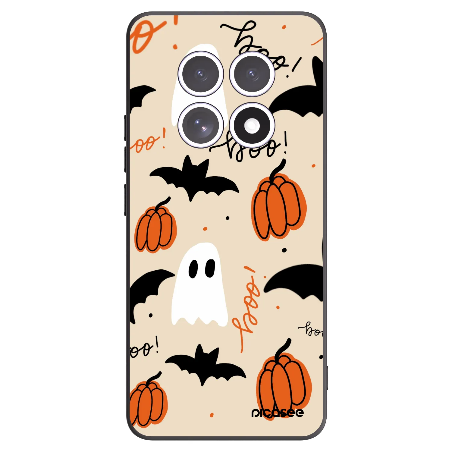 Picasee Μαύρη θήκη σιλικόνης για Xiaomi Redmi Note 15 4G - Halloween 26