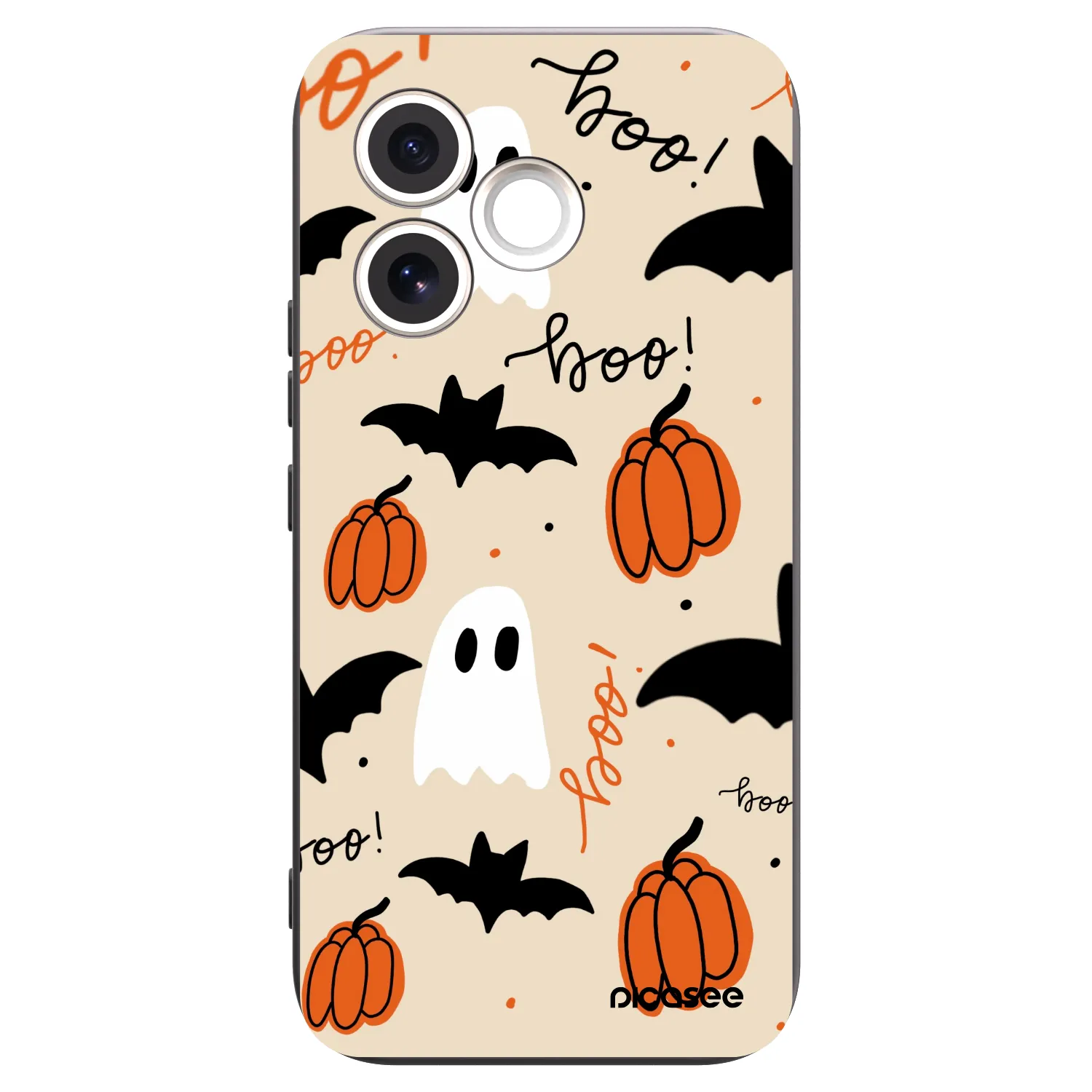 Picasee Μαύρη θήκη σιλικόνης για Honor 600 Lite - Halloween 26