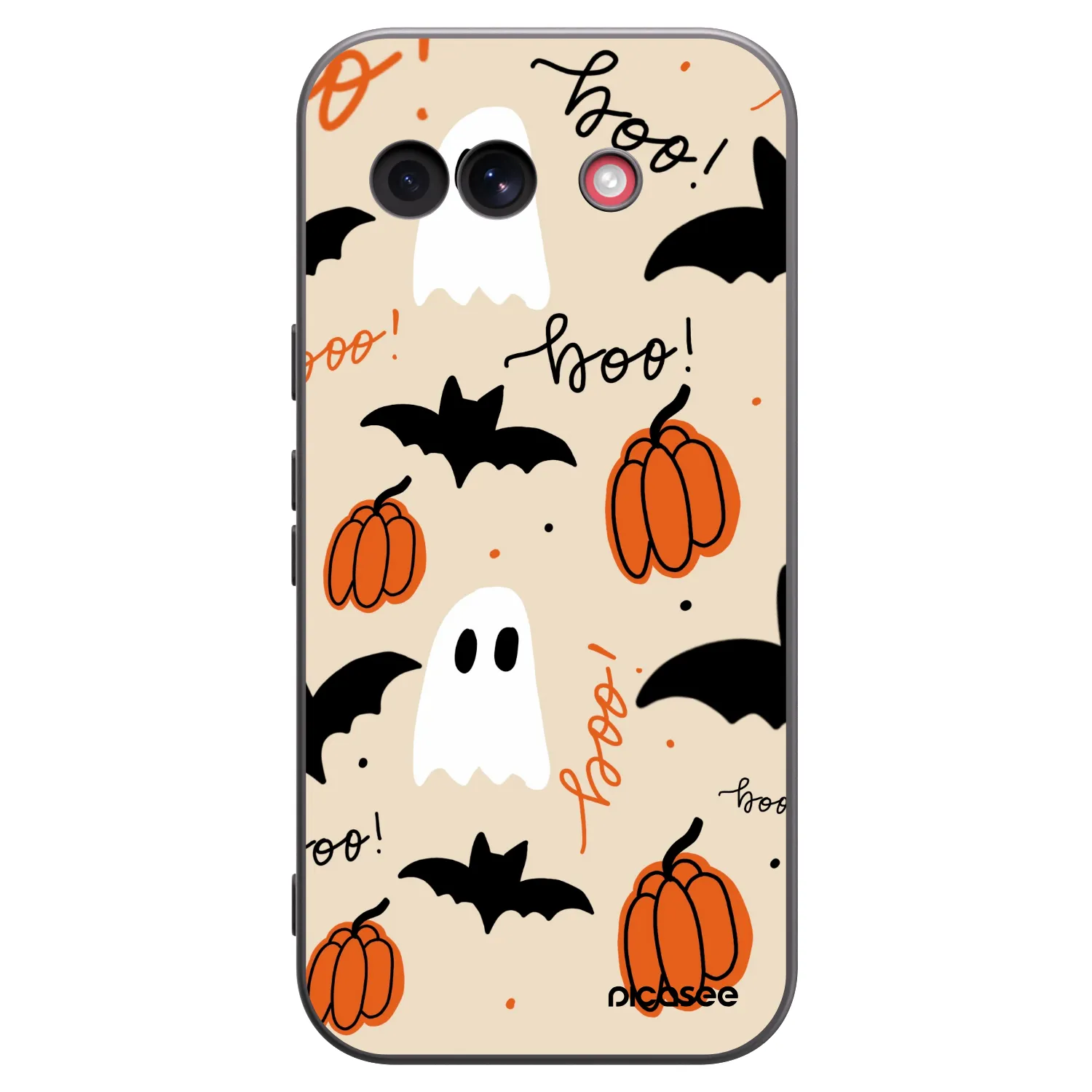 Picasee Μαύρη θήκη σιλικόνης για Google Pixel 10a - Halloween 26