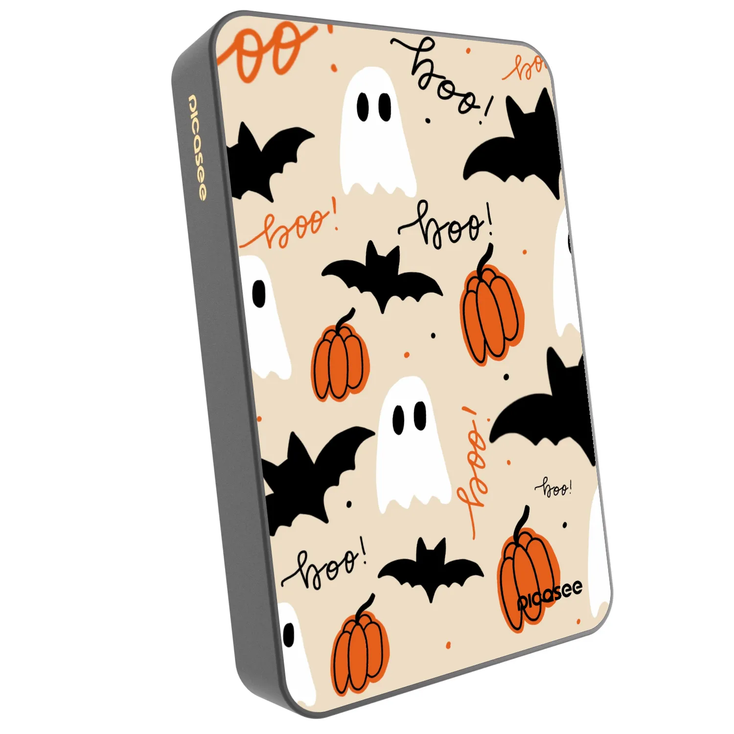 Picasee Powerbank με MagSafe 10 000 mAh Γκρί - Halloween 26