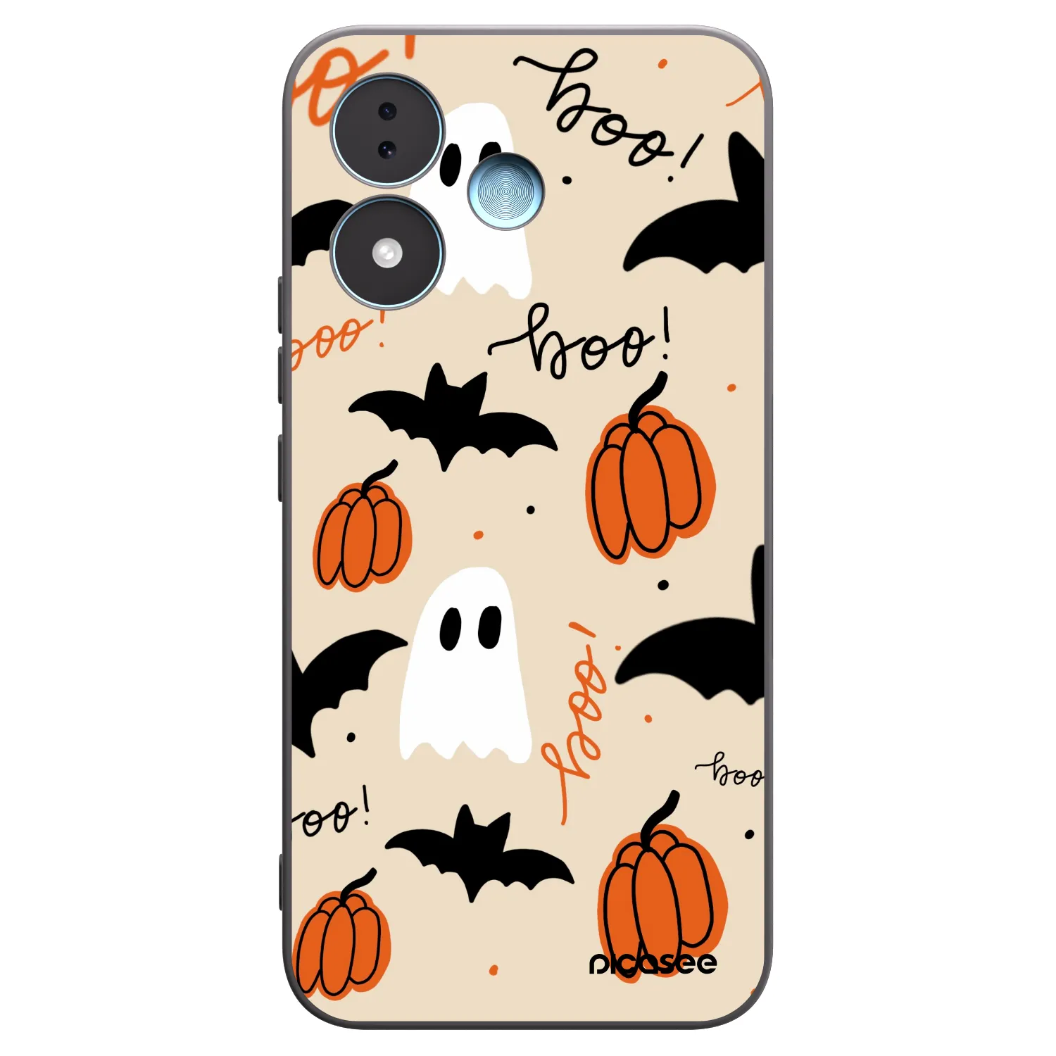 Picasee Μαύρη θήκη σιλικόνης για Xiaomi Redmi Note 17 5G - Halloween 26