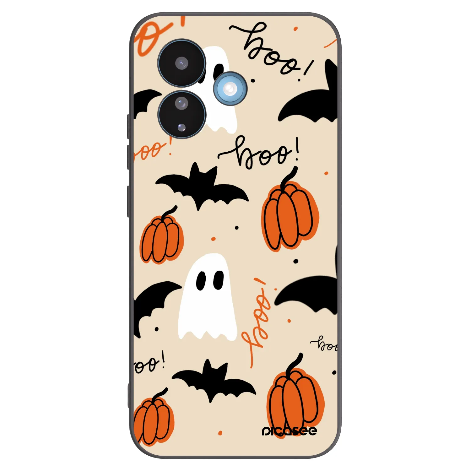 Picasee Μαύρη θήκη σιλικόνης για Xiaomi Redmi Note 17 Pro 5G - Halloween 26