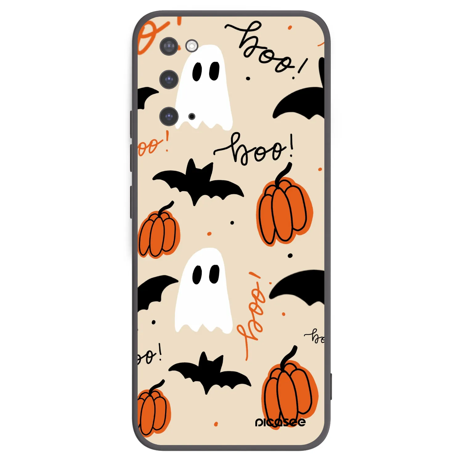 Picasee Μαύρη θήκη σιλικόνης για Samsung Galaxy S20 G980F - Halloween 26