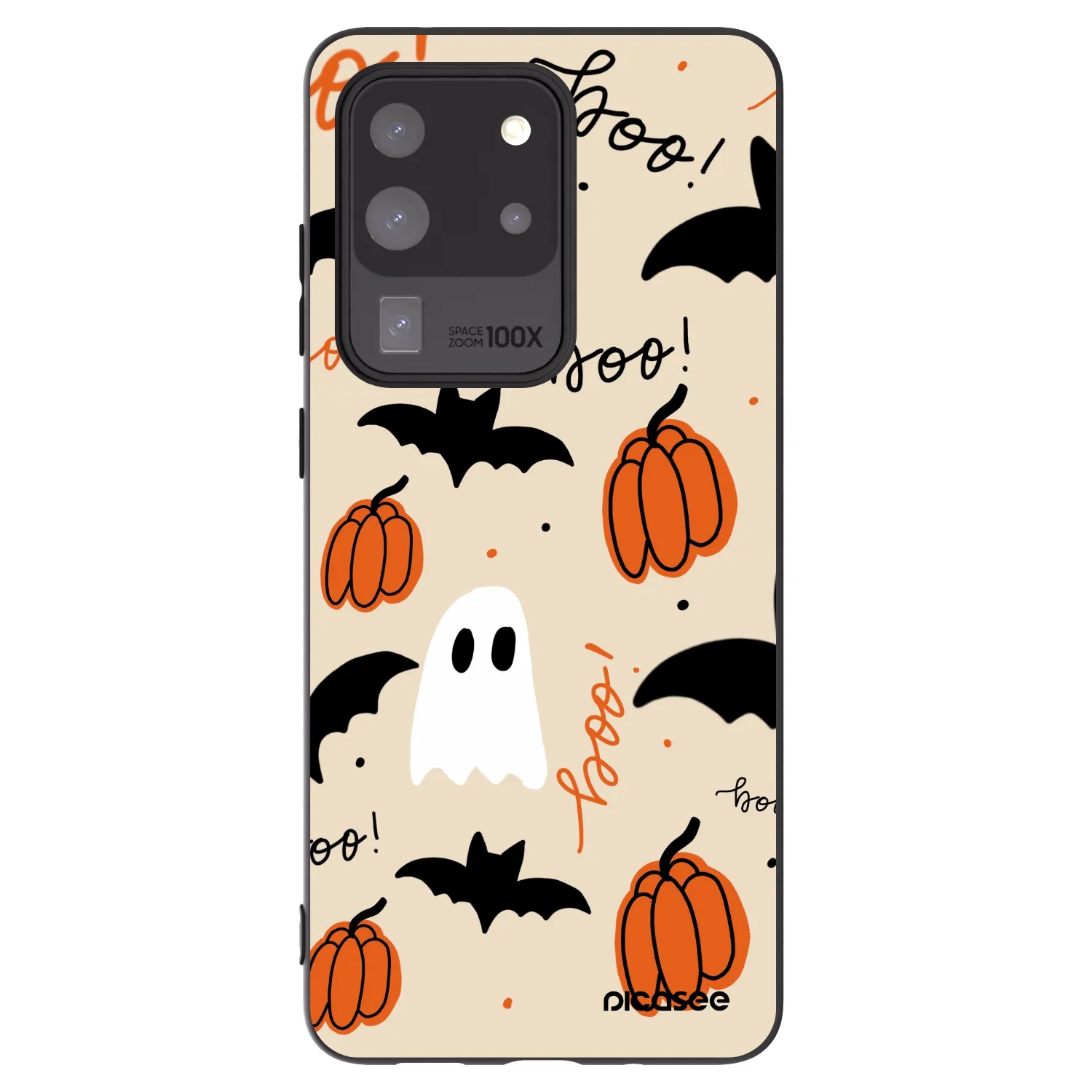 Picasee Μαύρη θήκη σιλικόνης για Samsung Galaxy S20 Ultra 5G G988F - Halloween 26