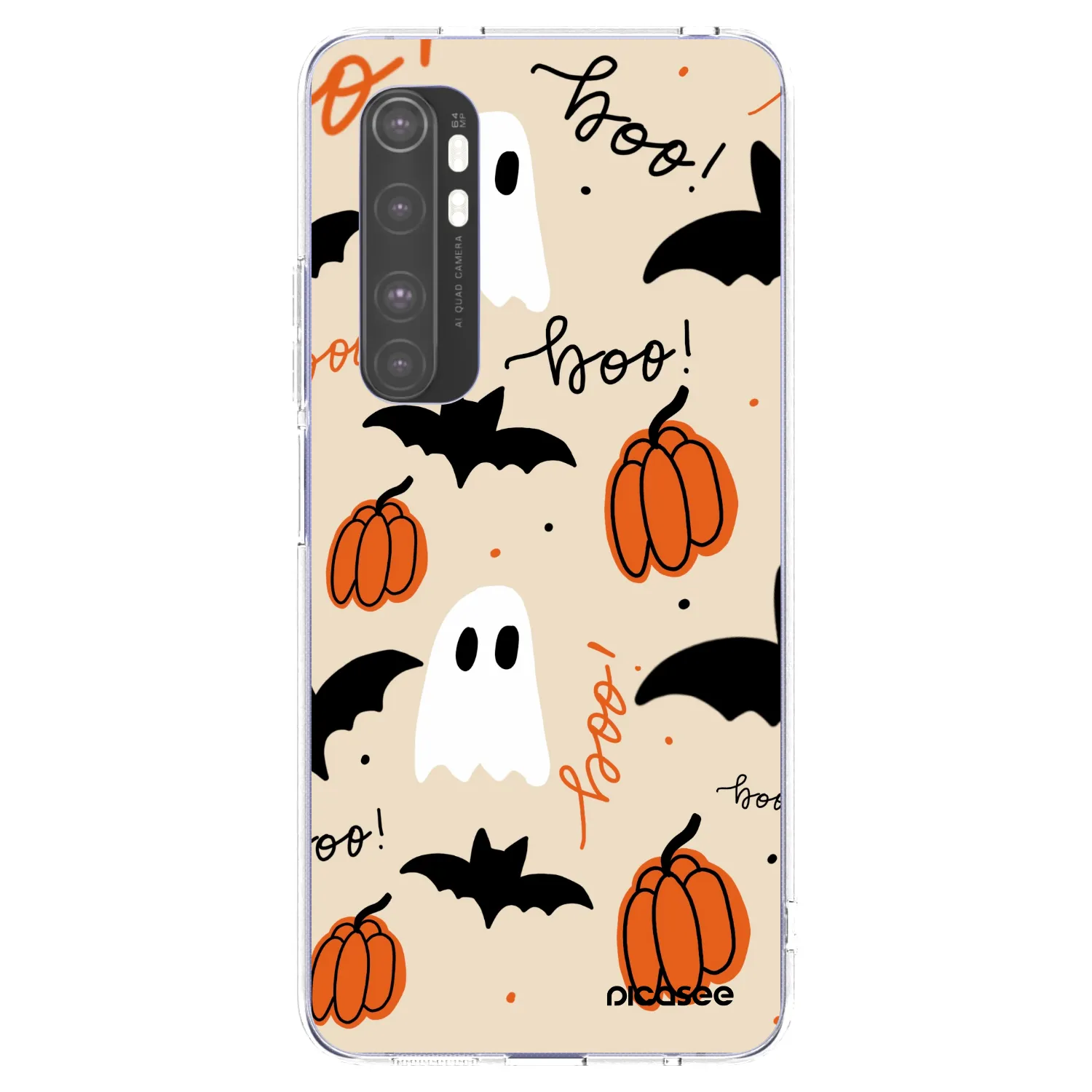 Picasee διαφανής θήκη σιλικόνης Xiaomi Mi Note 10 Lite - Halloween 26