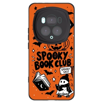 Picasee Μαύρη θήκη σιλικόνης για Honor Magic6 Pro - Spooky book club