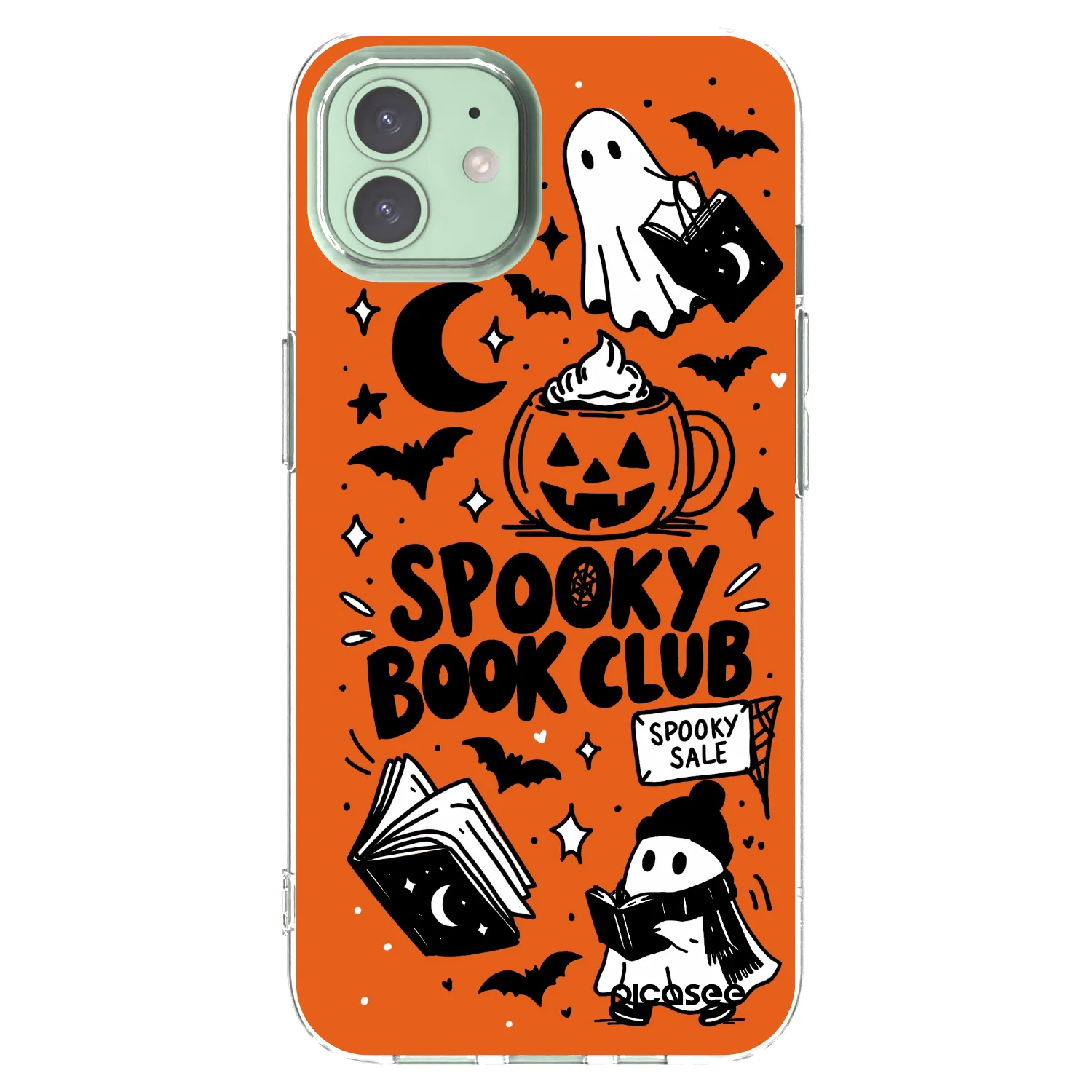 Picasee διαφανής θήκη σιλικόνης Apple iPhone 12 Pro - Spooky book club