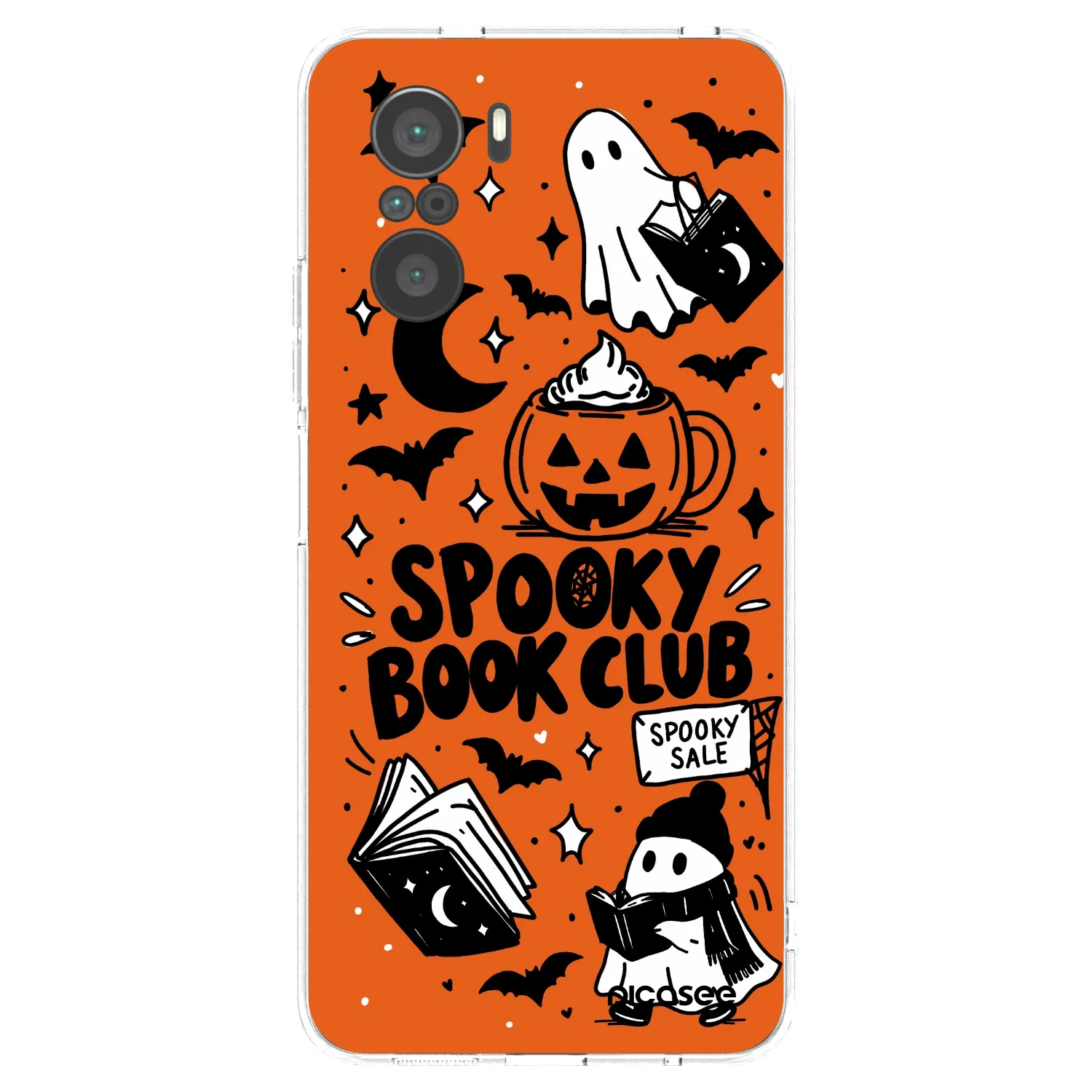 Picasee διαφανής θήκη σιλικόνης Xiaomi Poco F3 - Spooky book club