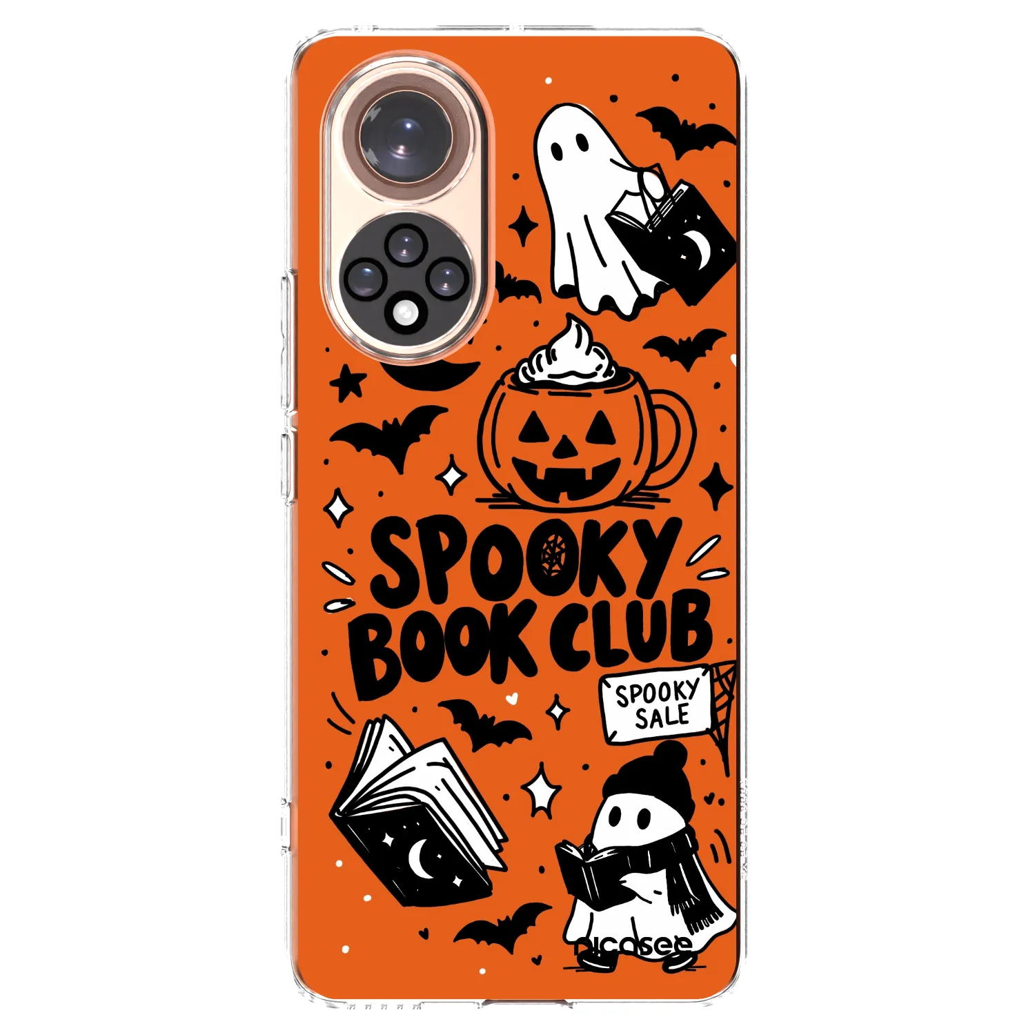 Picasee διαφανής θήκη σιλικόνης Honor 50 5G - Spooky book club