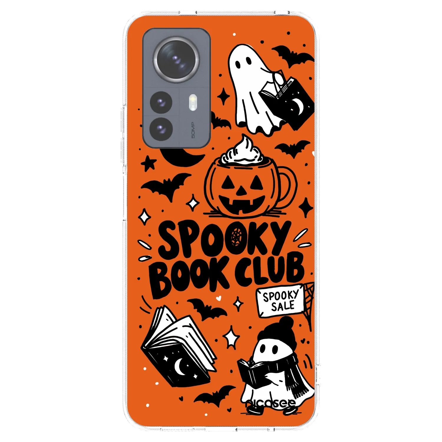 Picasee διαφανής θήκη σιλικόνης Xiaomi 12 Pro - Spooky book club