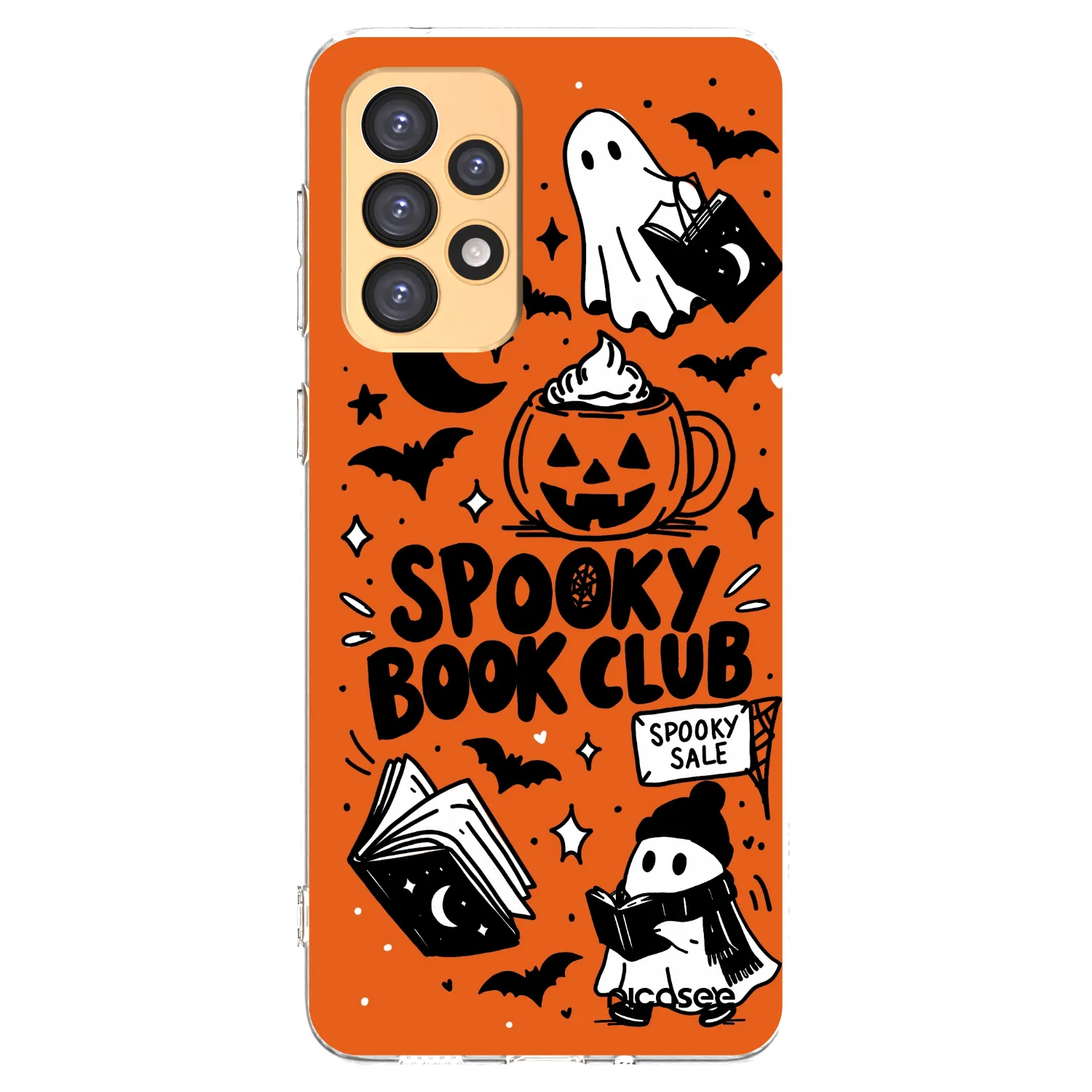 Picasee διαφανής θήκη σιλικόνης Samsung Galaxy A33 5G A336 - Spooky book club