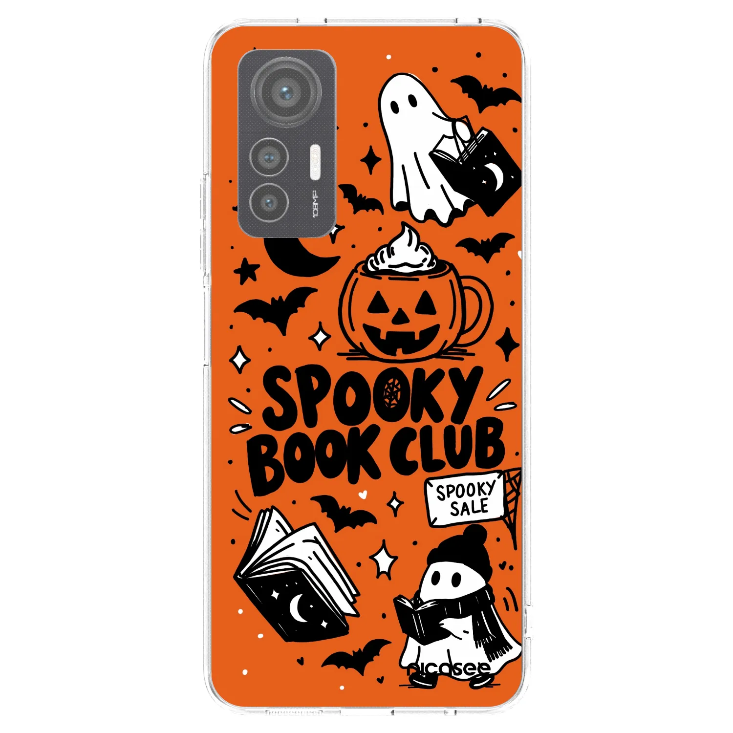 Picasee διαφανής θήκη σιλικόνης Xiaomi 12 Lite - Spooky book club
